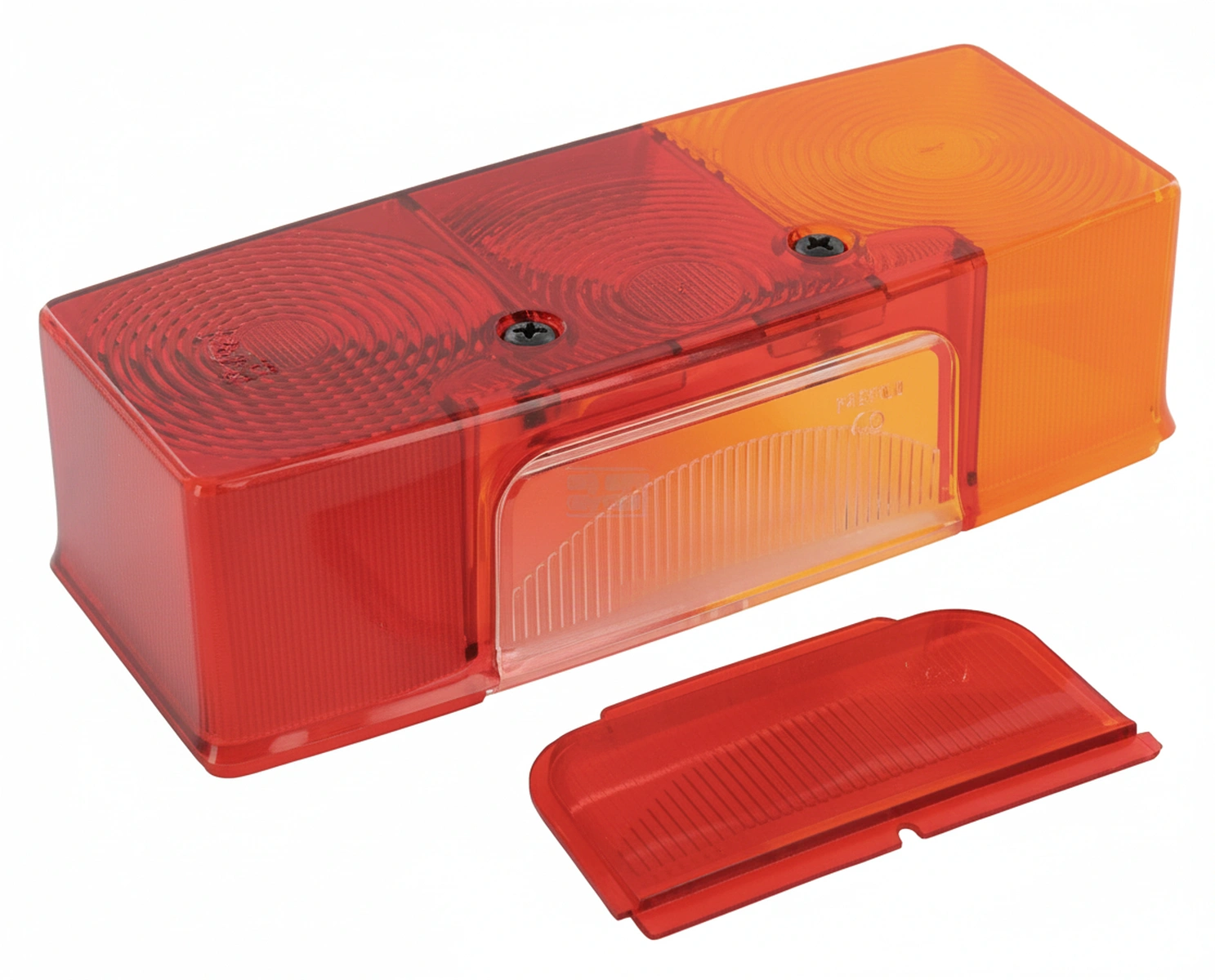 Kramp-196023121 - Light lens, red/transparent/amber rear/right Jokon