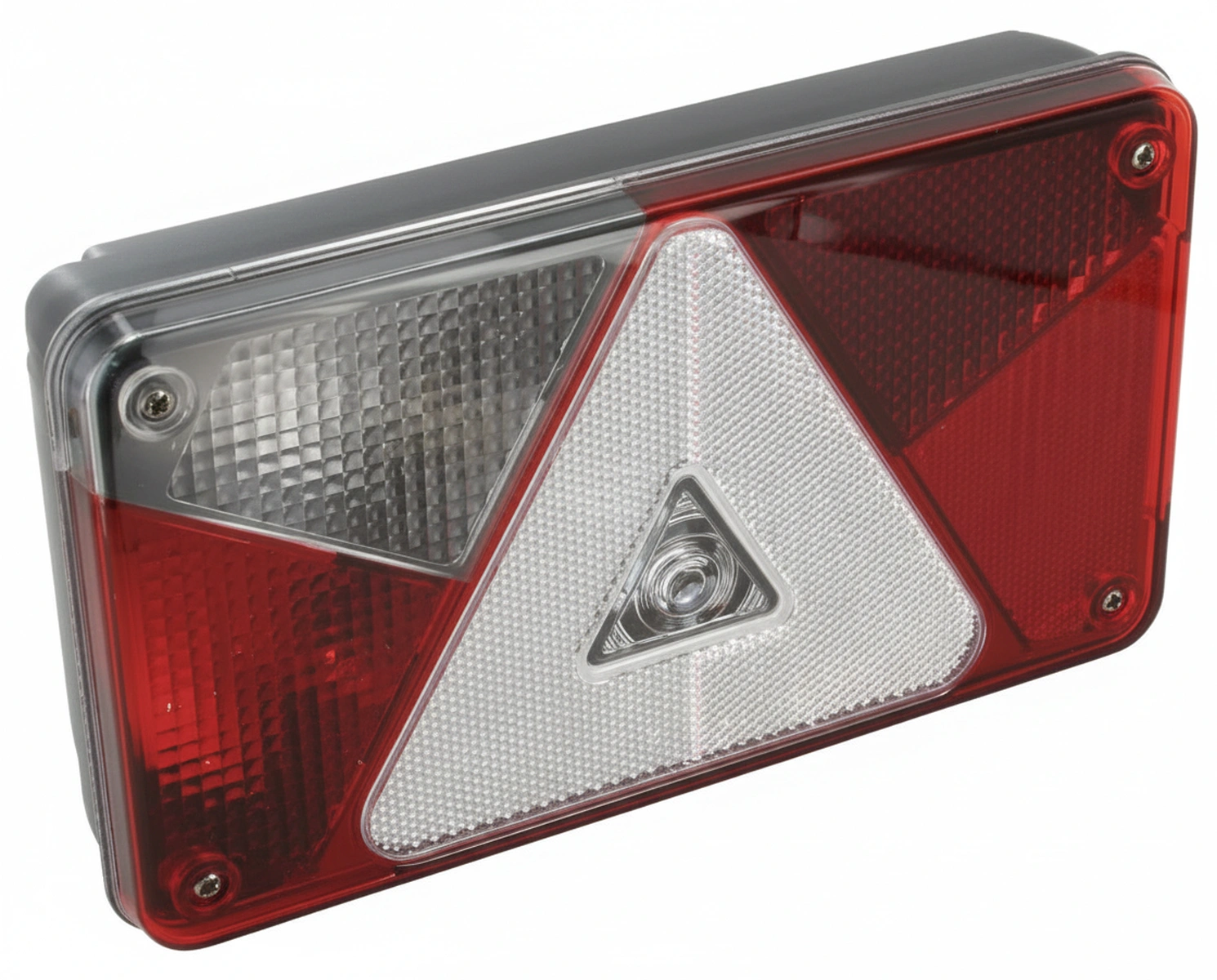 Kramp - 248550007 - Rear Light LH Rectangular 12V Red/Transparent