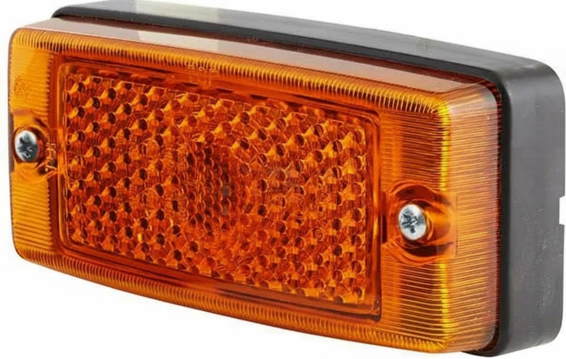Kramp-2ps004361001 - Marker light 5W, rectangular, 12/24V, amber, bolt on, 124x43x61.5mm, Hella