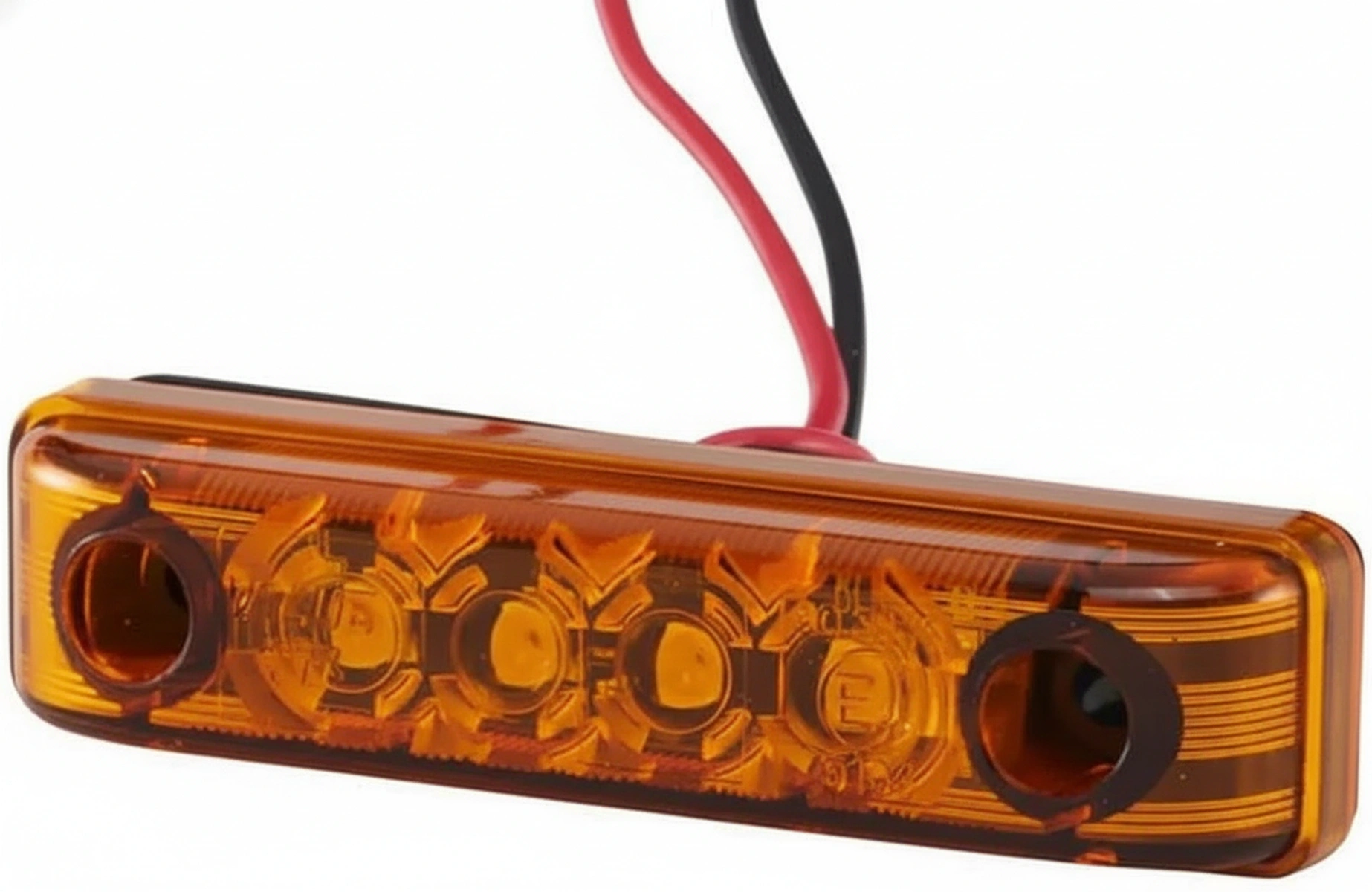 Kramp - 2PS357010001 - Marker Light LED Rectangular 12V Amber Hella ValueFit