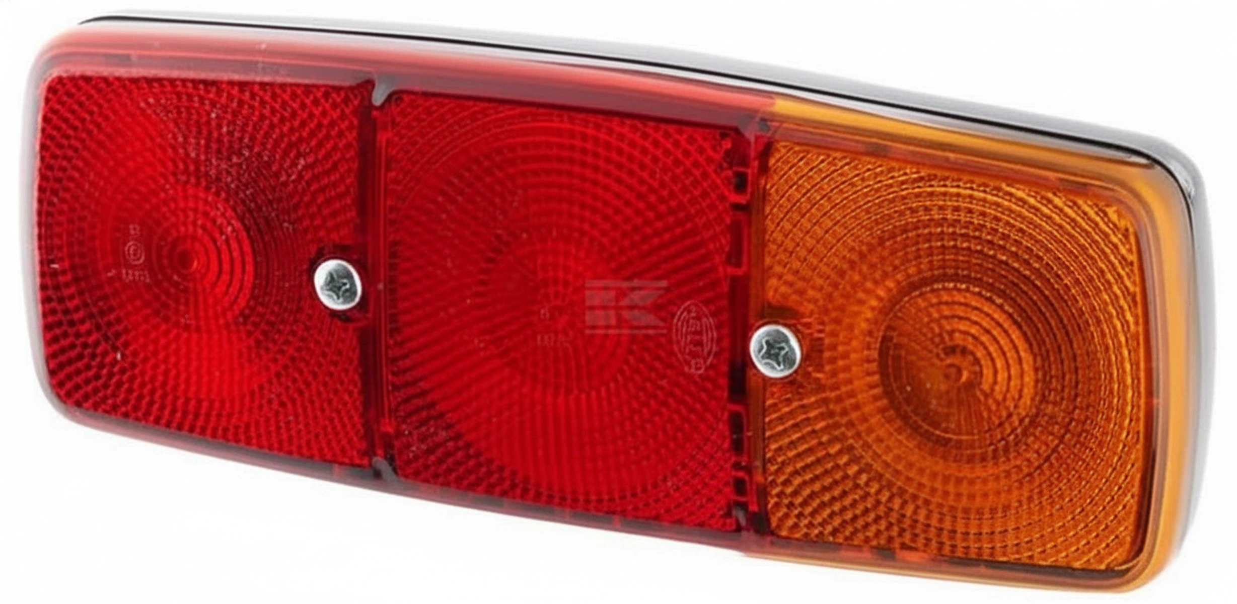 Kramp-2sd001699061 - Rear light RH rectangular, 12/24V, red/orange, bolt on, 282x76x105mm, Hella
