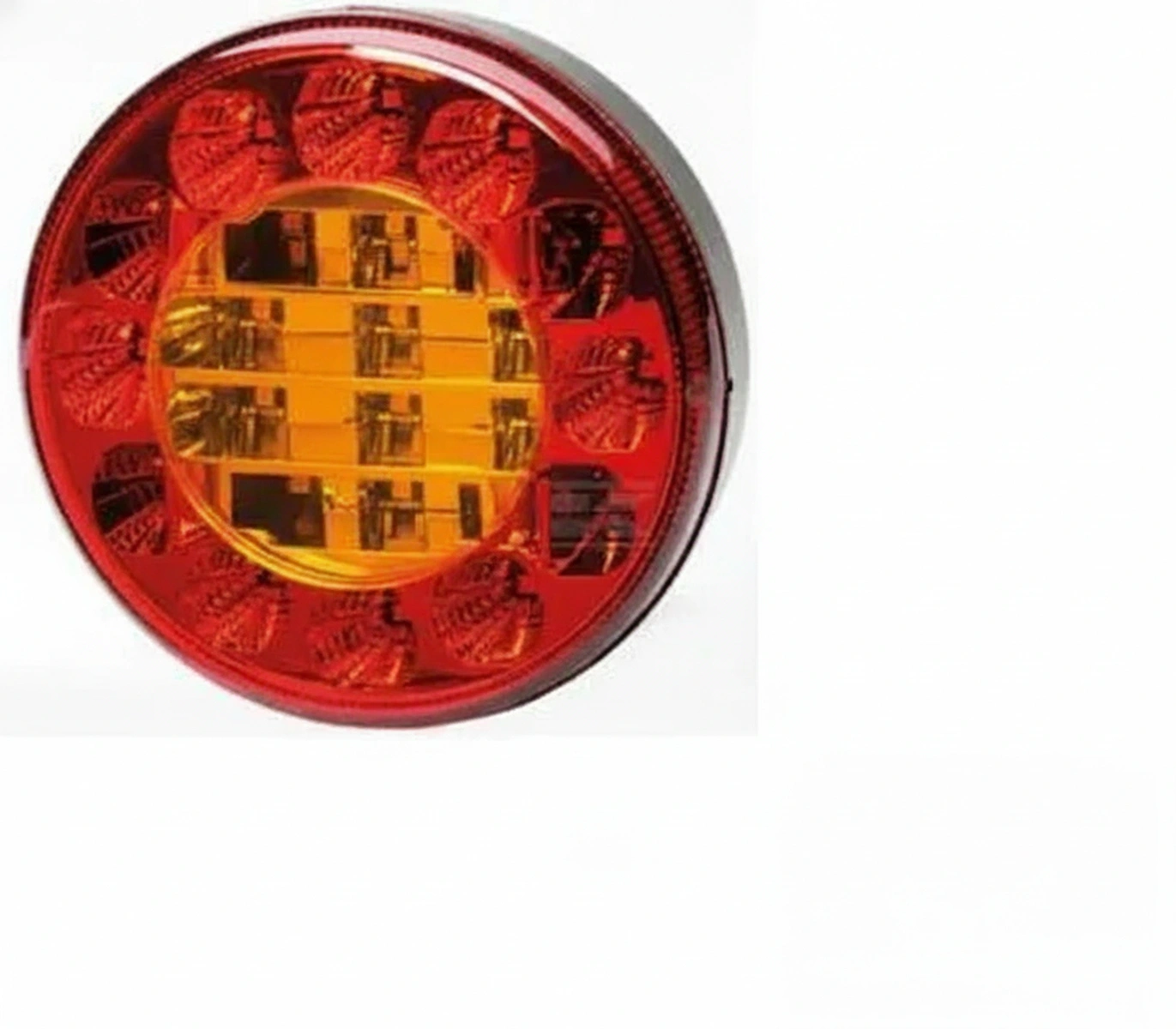 Kramp - 2SD357027001 - Rear Light LED Round 10/30V Red/Amber Hella ValueFit