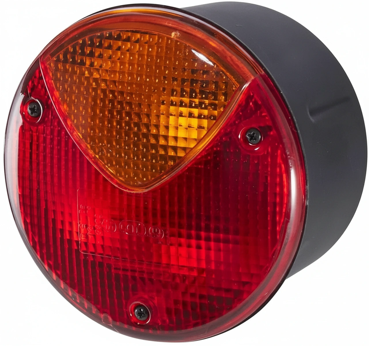Kramp-2sd964169111 - Rear light round, 12/24V, red/orange, bolt on, Ø 122.5mm, Hella