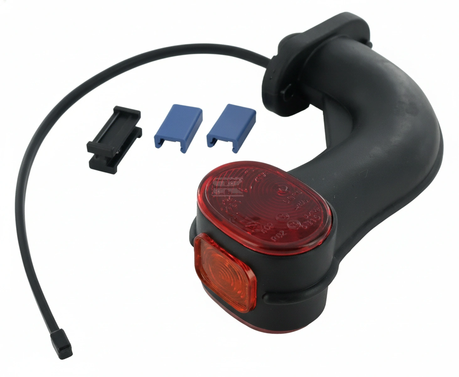 Kramp-313809017 - Marker light RH 12V, red/amber, bolt on, Aspöck