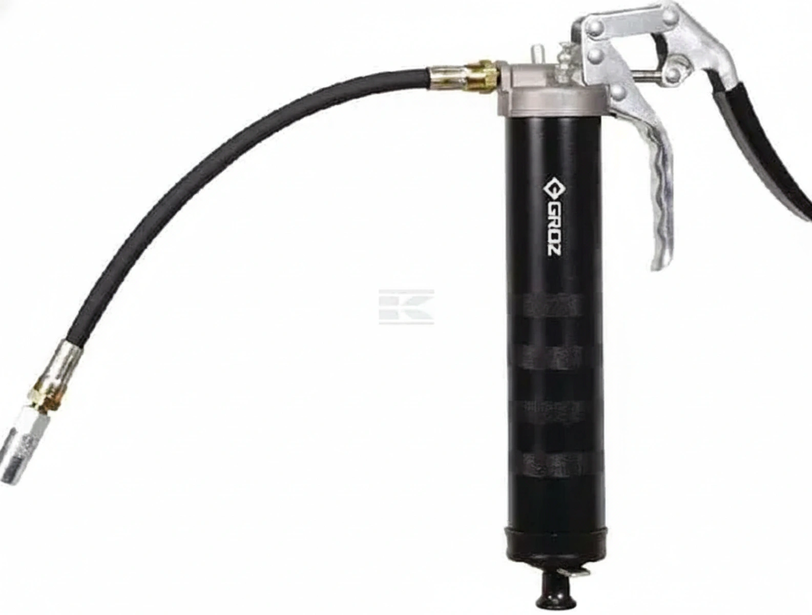 Kramp-43071groz - Grease gun, pistol grip with flexi hose, Groz