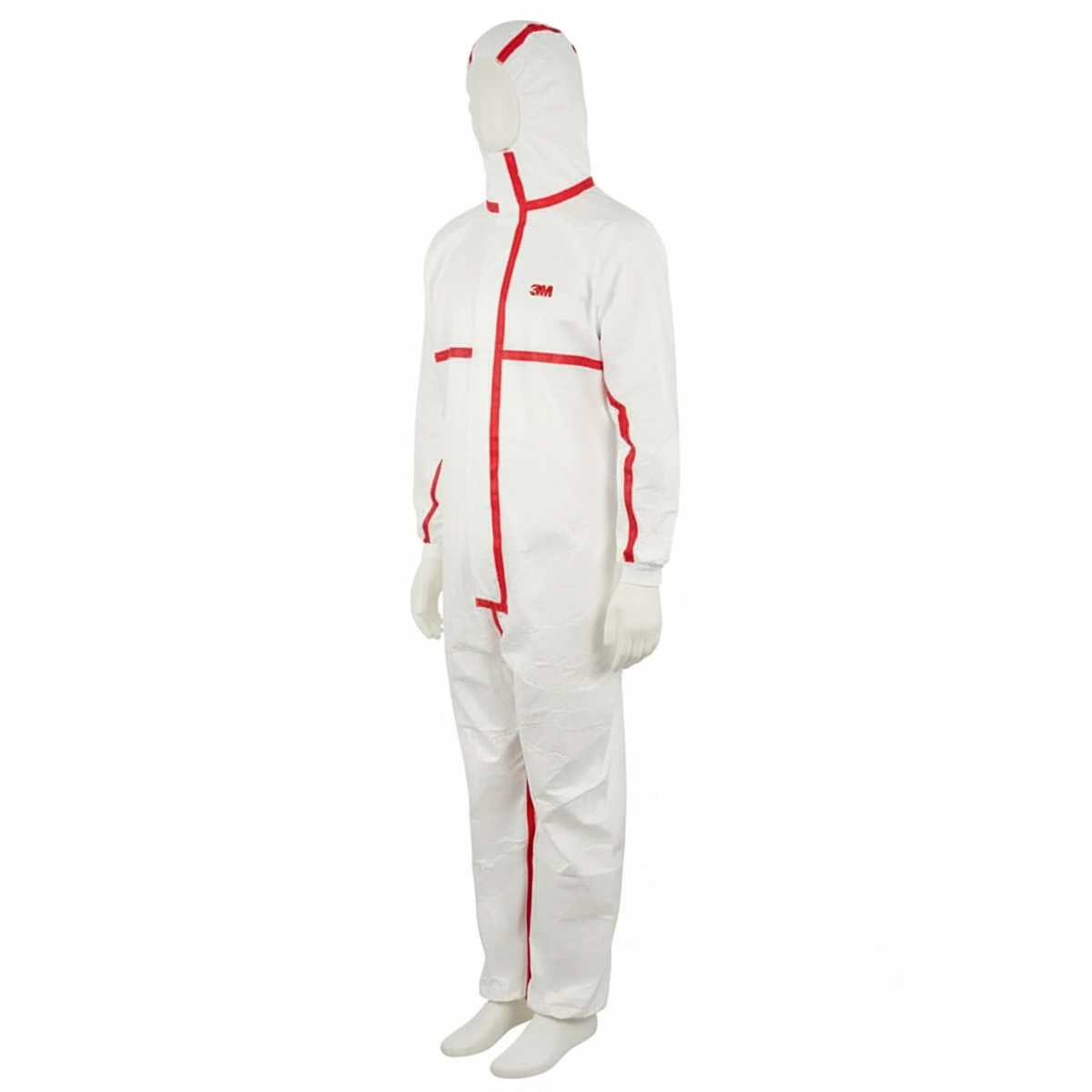 Kramp - 4565XXL - Disposable Overalls, Size 2XL, White/Red, by 3M