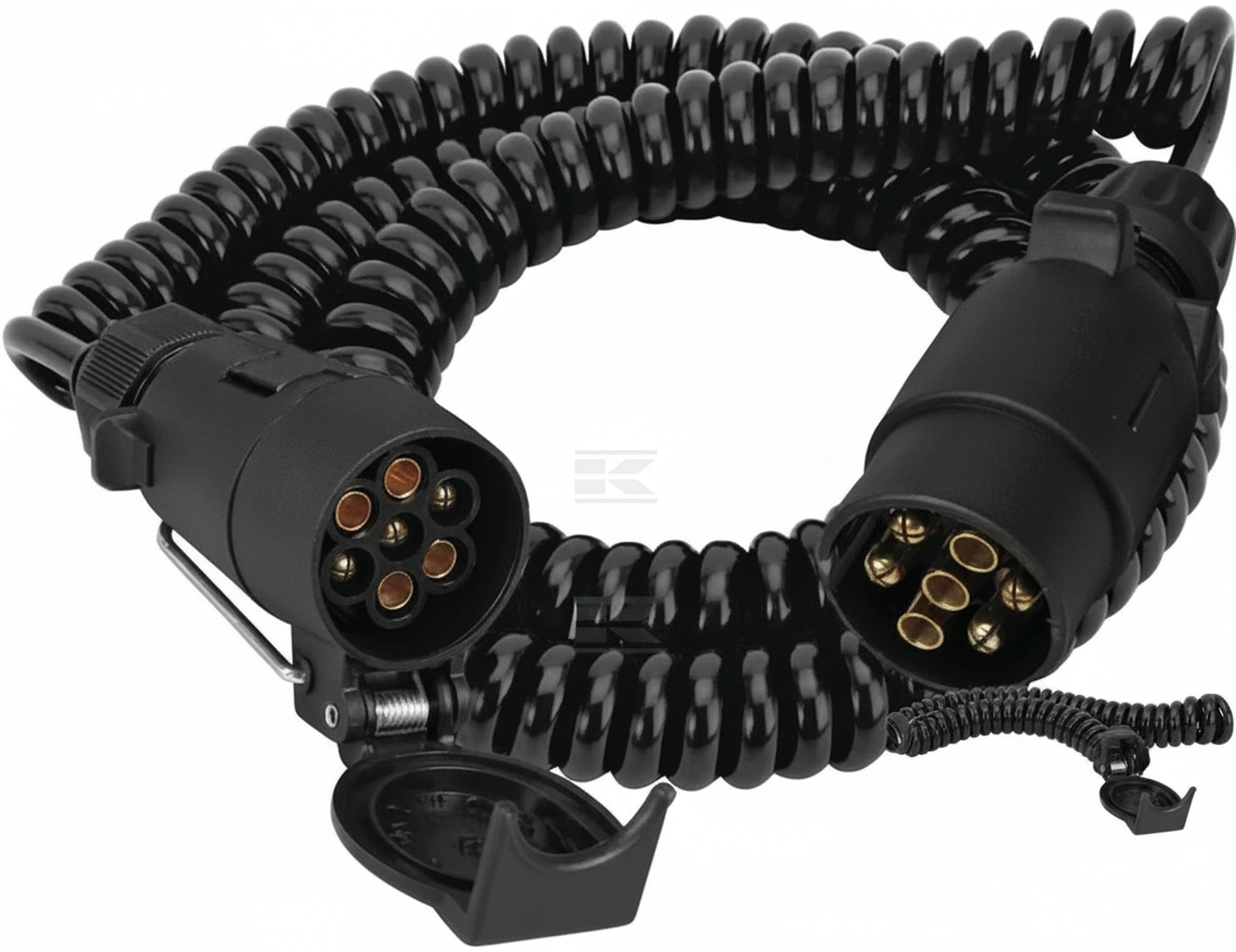 Kramp - 484063 - Spiral Extension 7-Pole (5 Wires) 5 m Male / Female