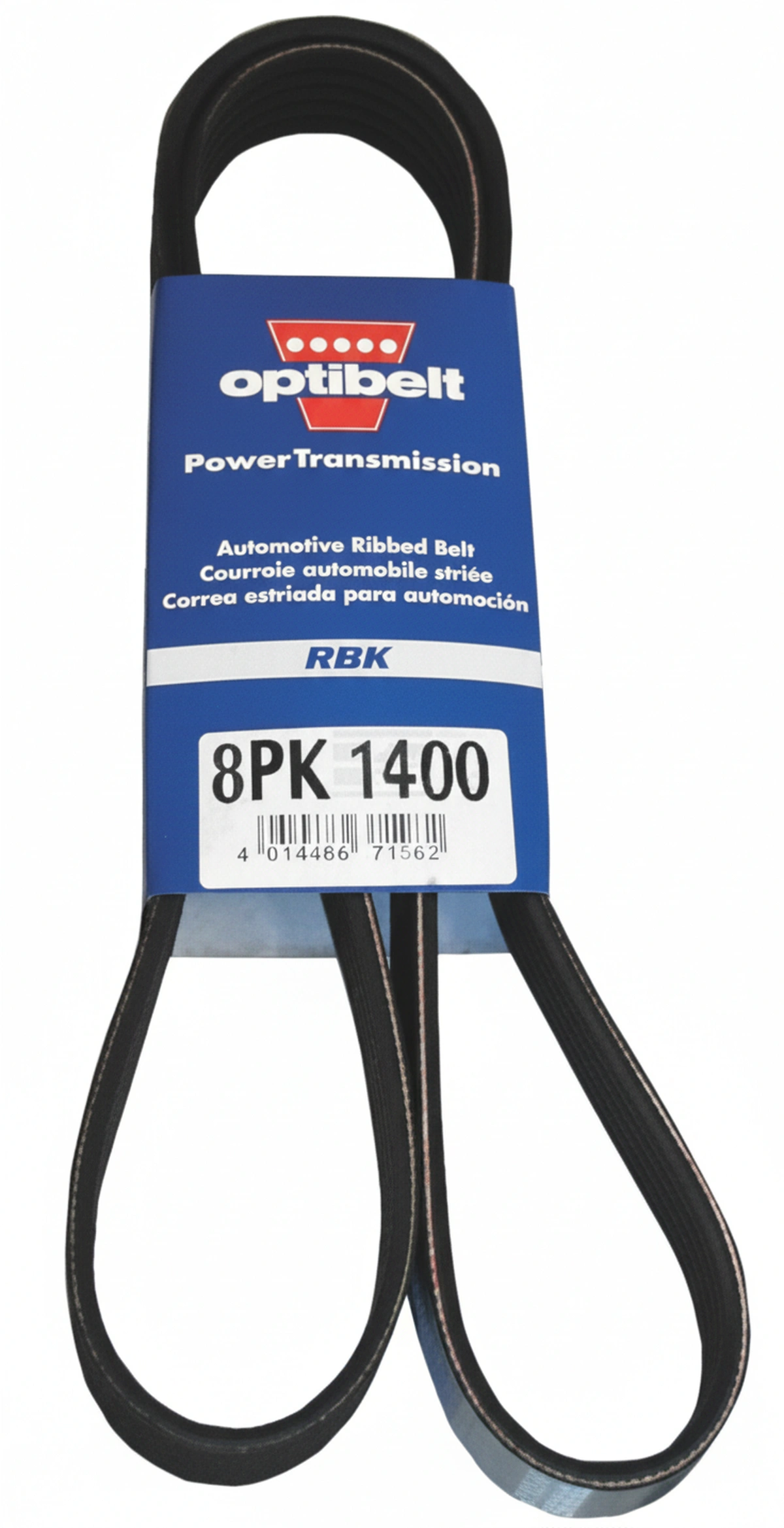 Kramp-8pk1625 - Ribbed belt 8 rib PK x1625mm Optibelt