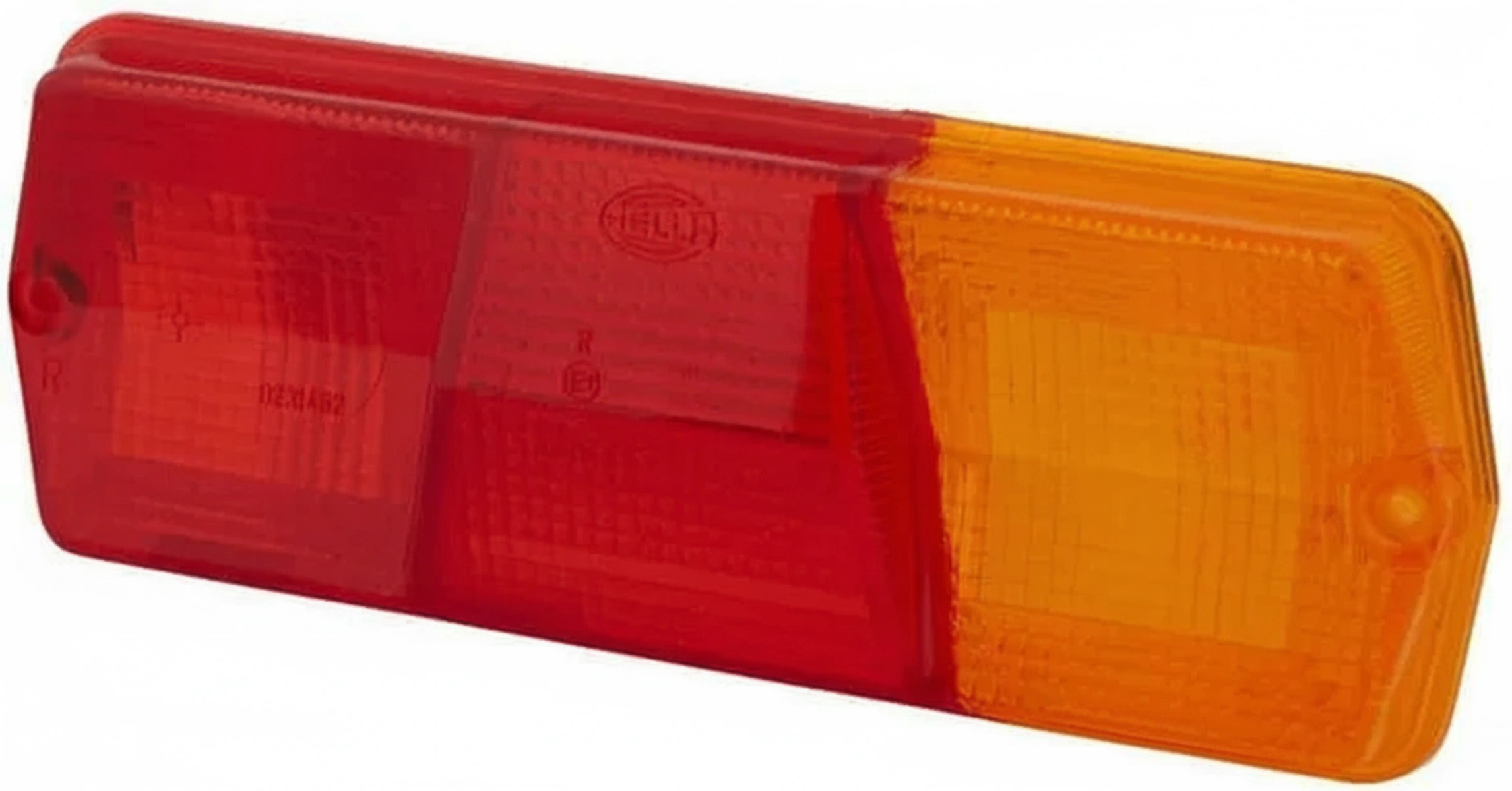 Kramp-9el111647001 - Light lens, amber/red, rectangular rear/right Hella
