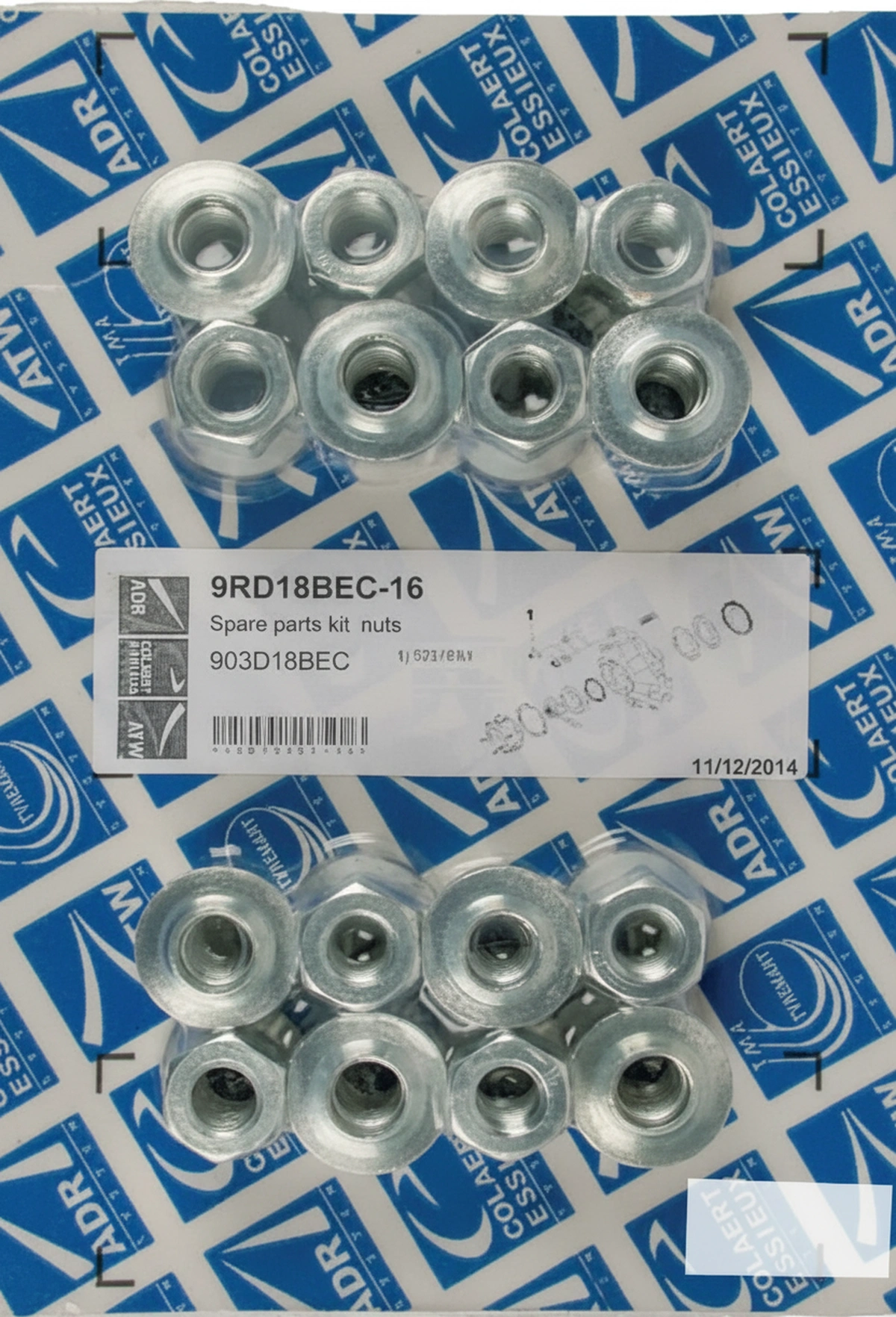 Kramp-9rd18bec16 - Wheel nut set M18x1.50 steel