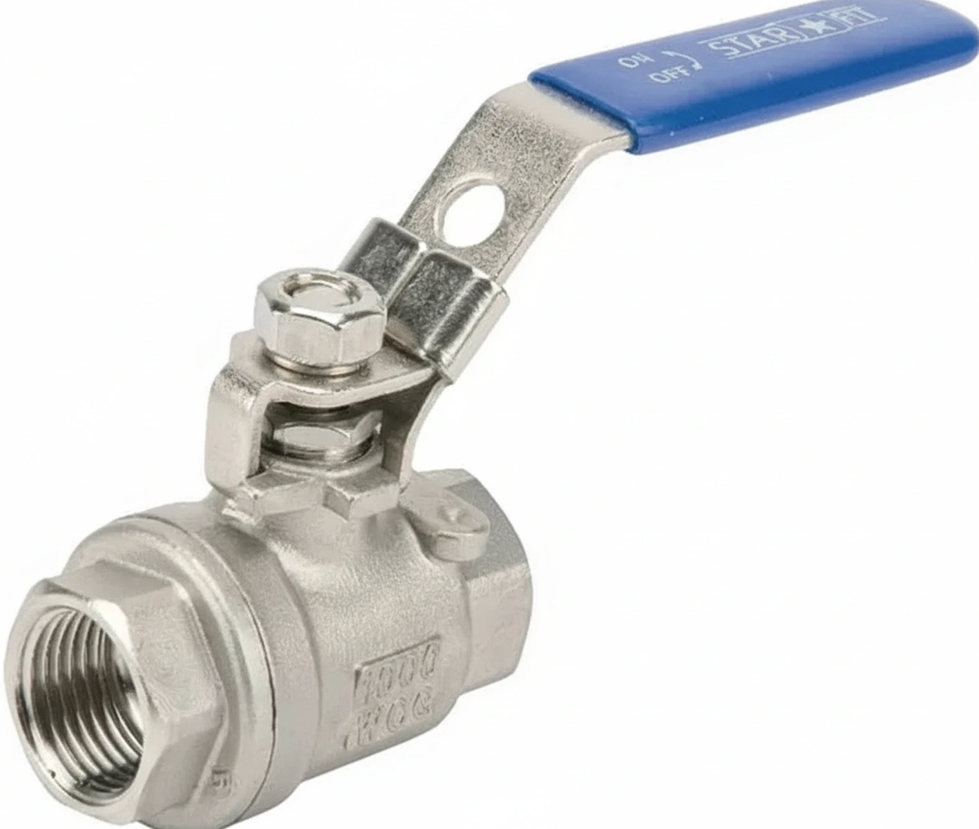 Kramp-bvs34fss - Ball valve, stainless steel, 2xF 3/4"