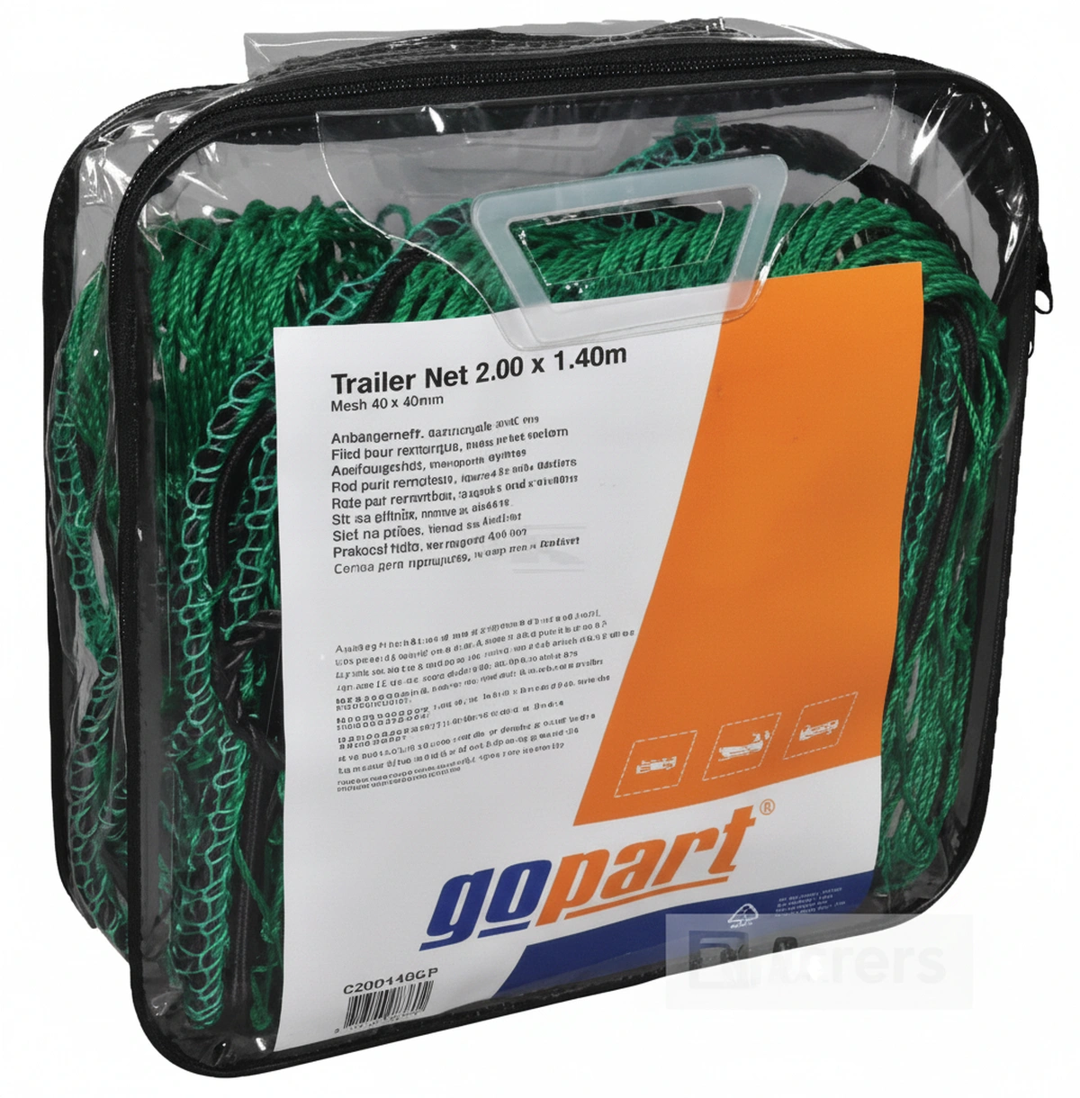 Kramp-c250160gp - Trailer cargo net 2.50x1.60m, gopart