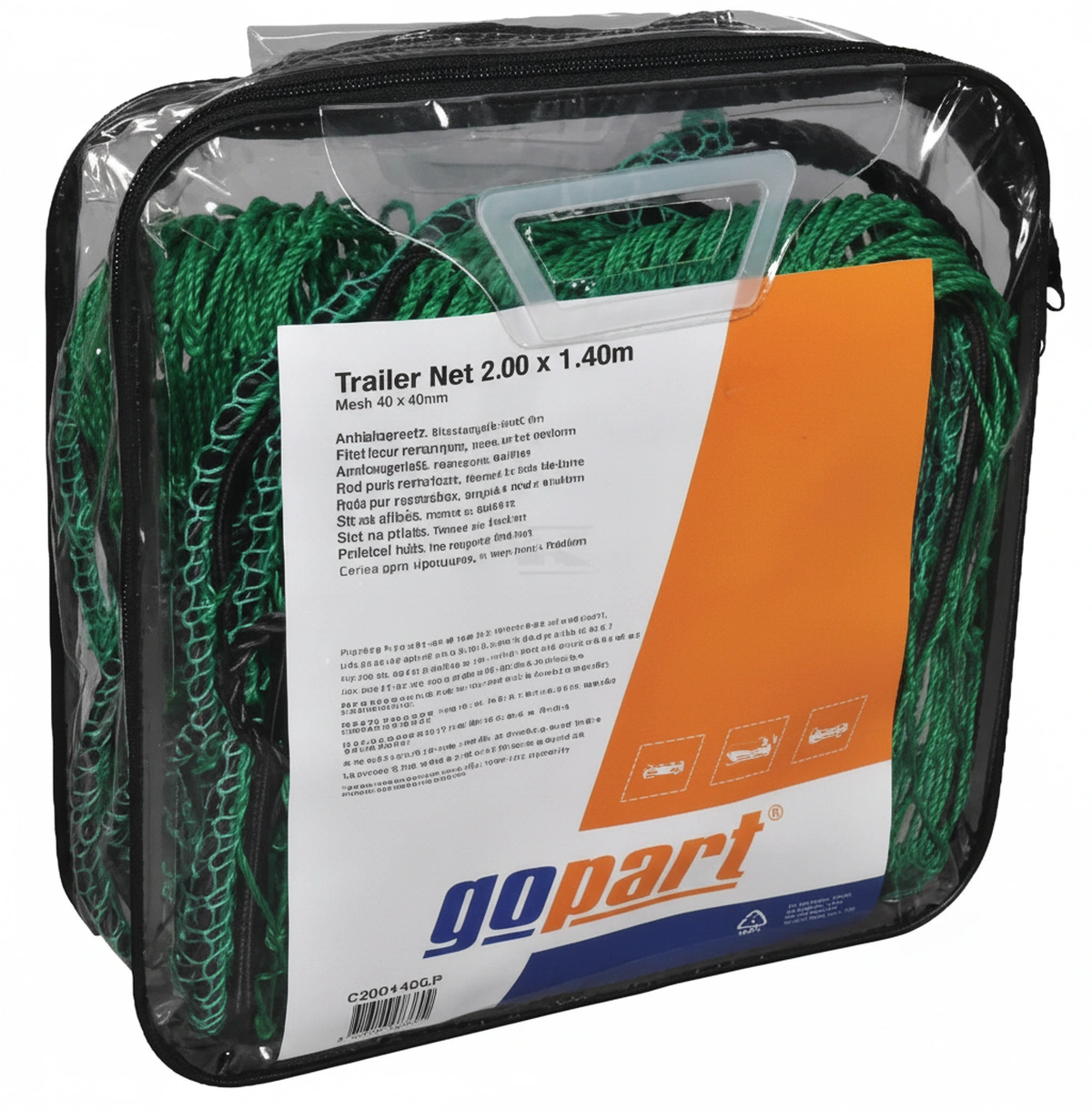 Kramp-c400210gp - Trailer cargo net 4.00x2.10m, gopart