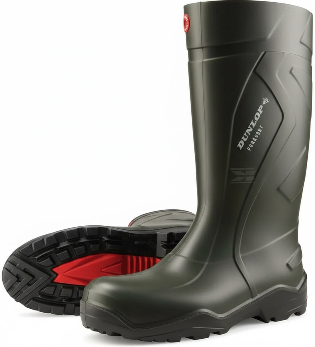 Kramp-c76293344 - Boots green, class S5, size 10 Wellingtons Purofort® Dunlop
