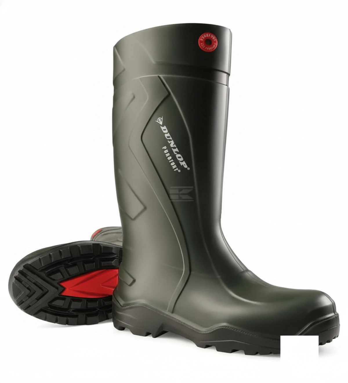 Kramp-c76293346 - Boots green, class S5, size 11 Wellingtons Purofort® Dunlop