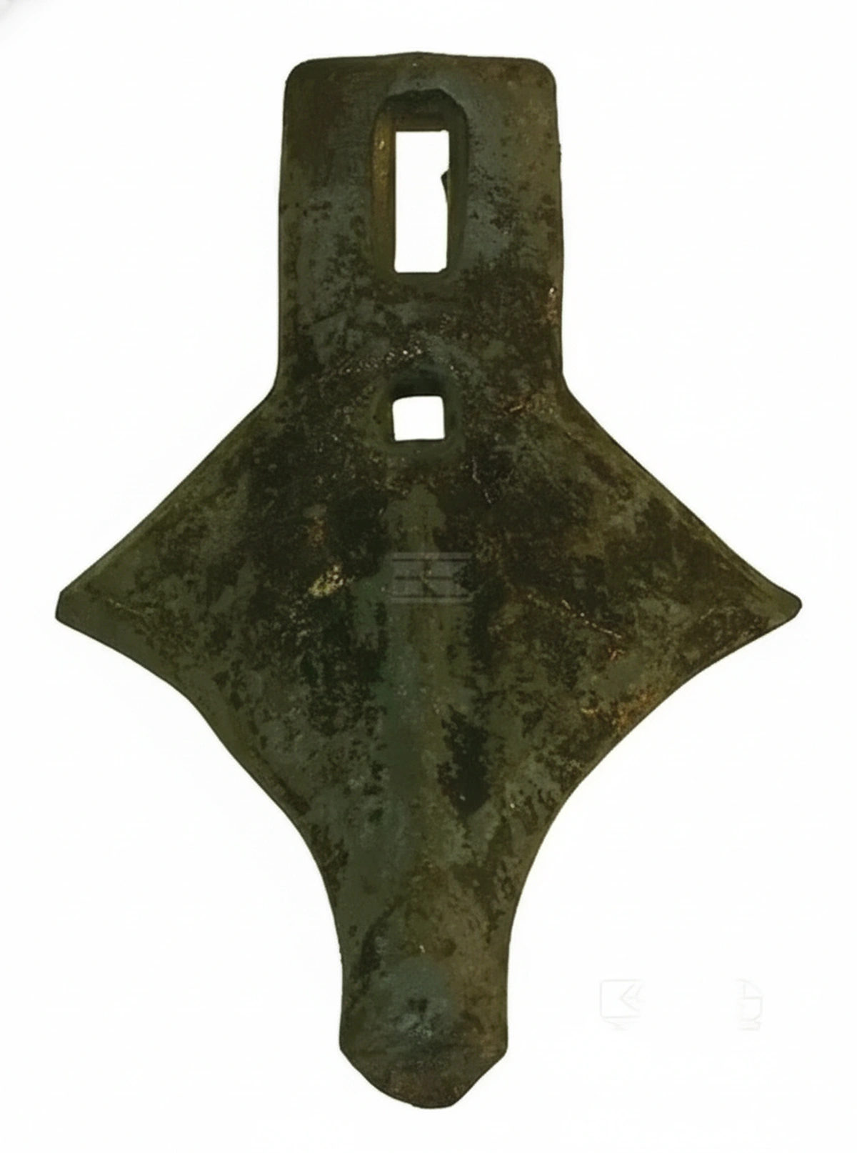 Kramp-cp10060 - Cultivator point 270x190x15mm, hardened, flat, 2 hole