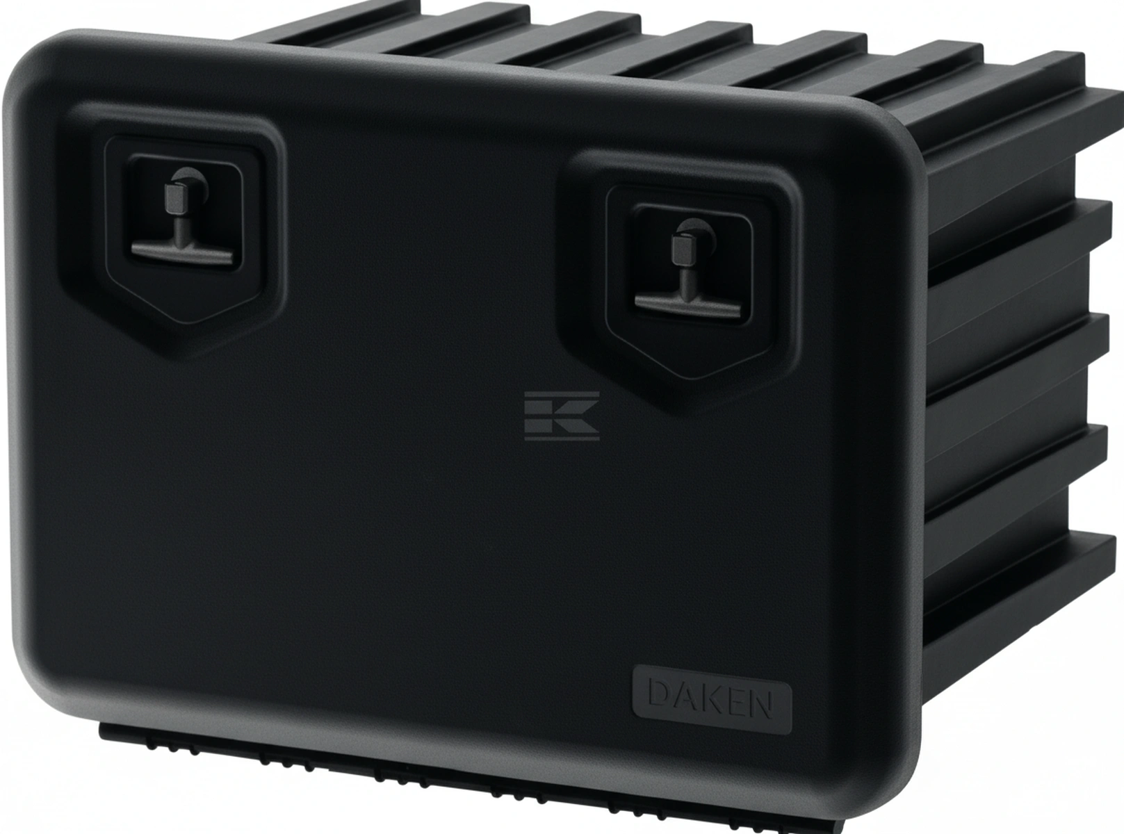 Kramp-dk81005 - Toolbox 500x685x500mm, 109l capacity, black plastic, ARKA by Daken