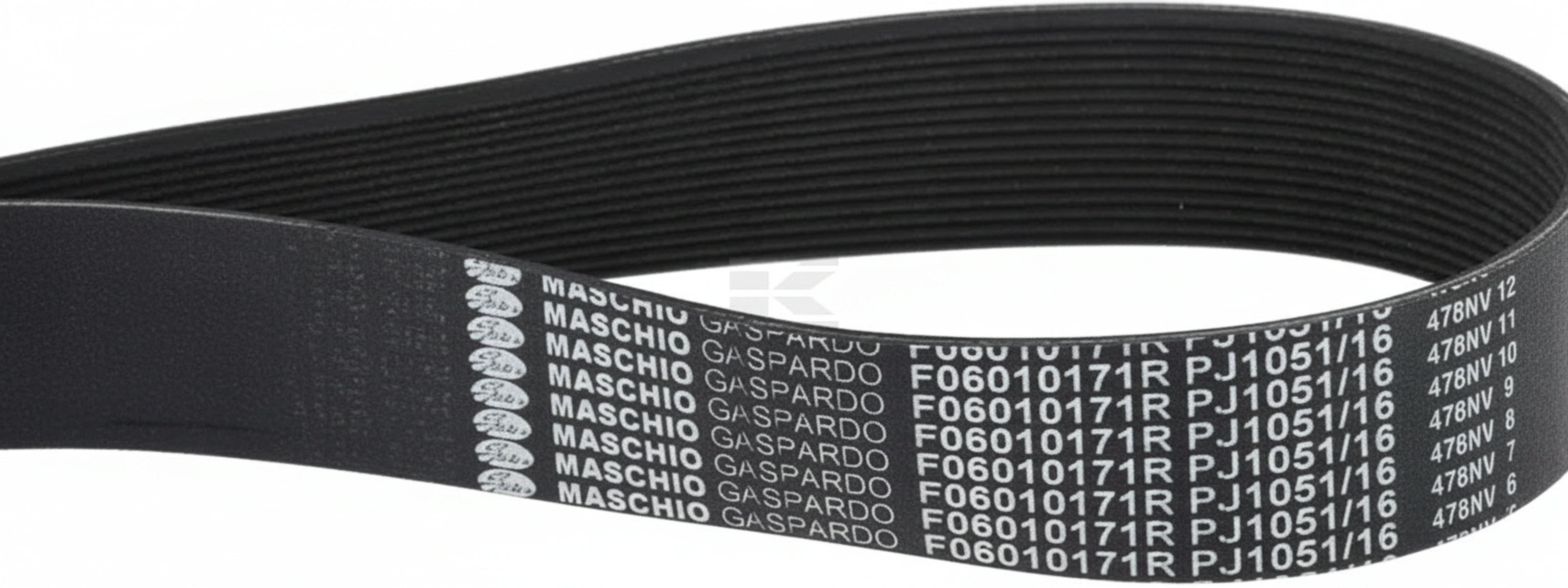 Kramp-f06010171r - V-belt 1051 j-16 grooves