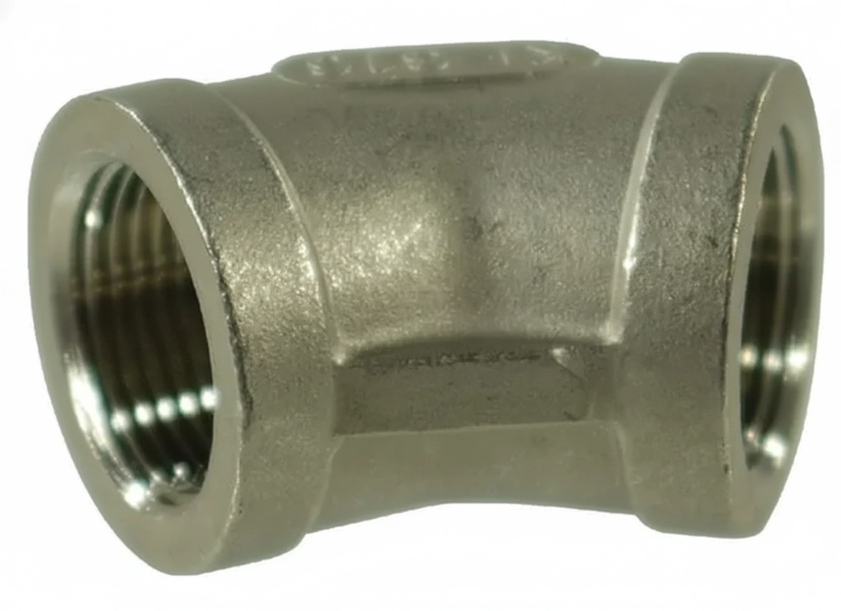 Kramp-fg120112rvs - Elbow 45° S.S. 2xF 1 1/2"