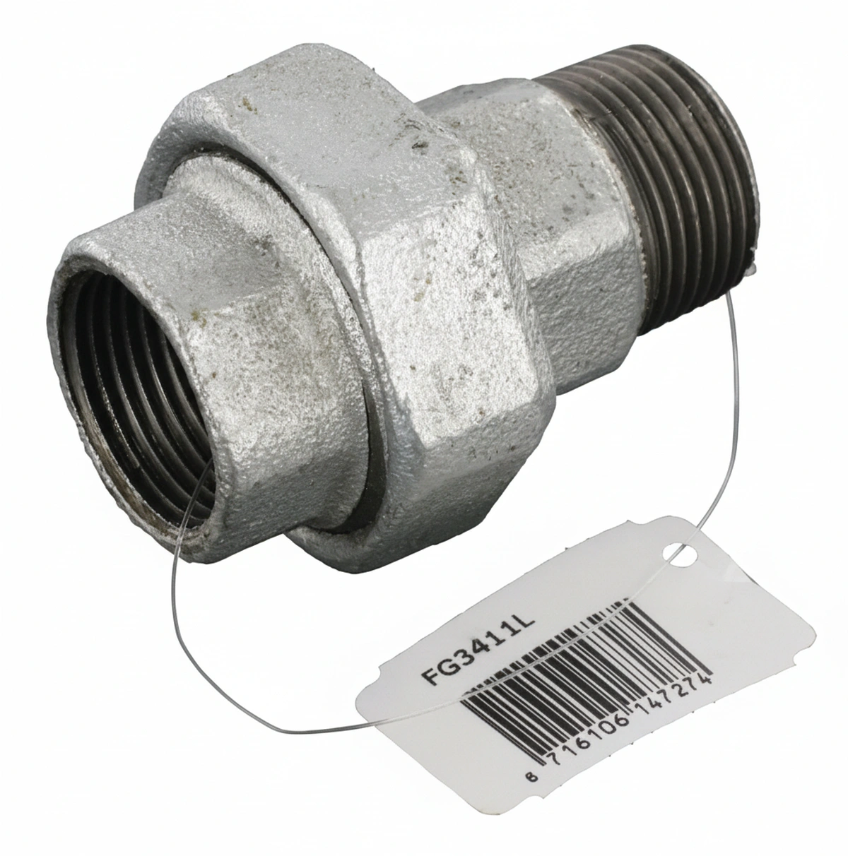 Kramp-fg3411l - Coupling female/male zn. 1"