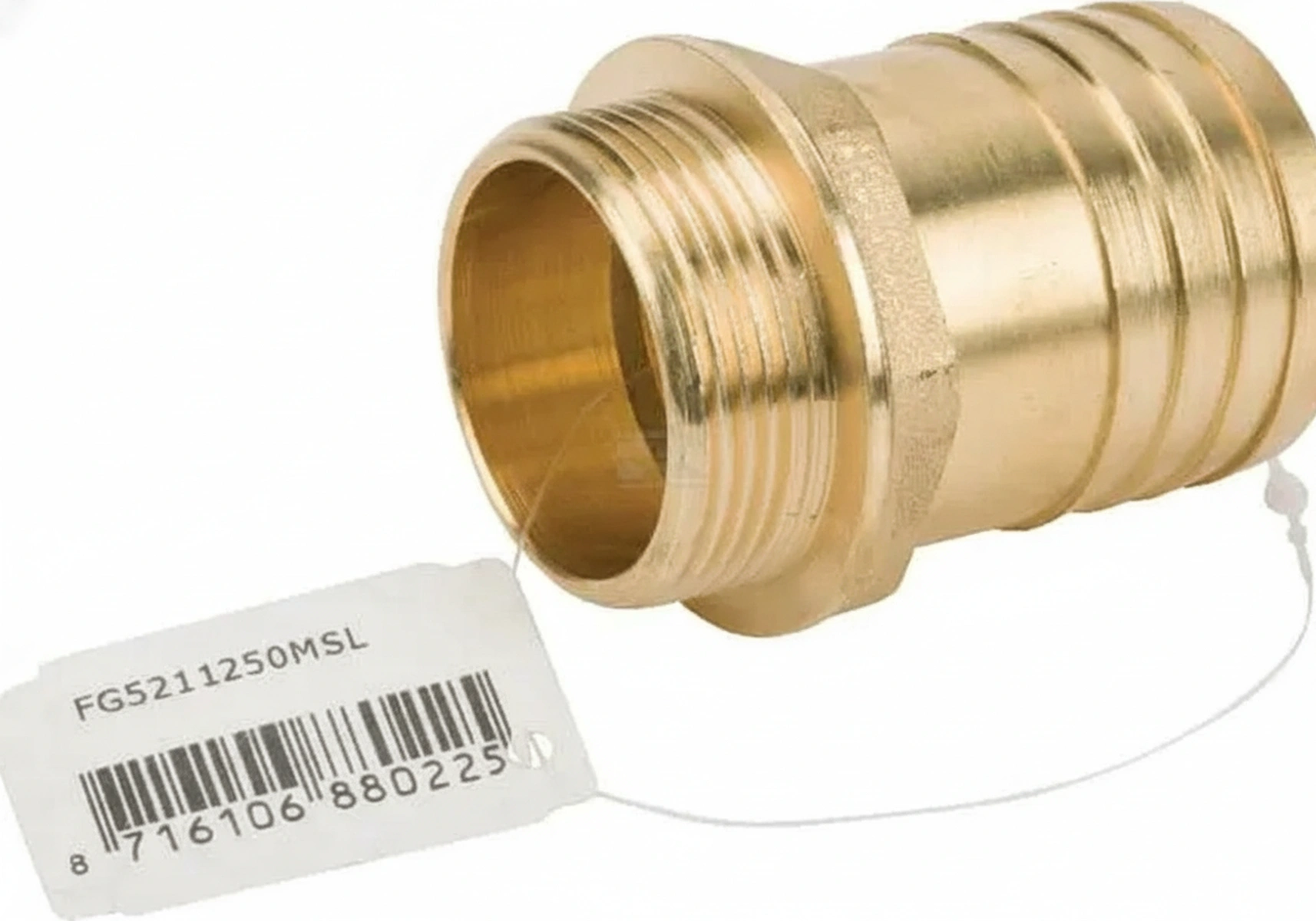 Kramp-fg5211250msl - Brass hose conn. 50mm x M 1 1/2"