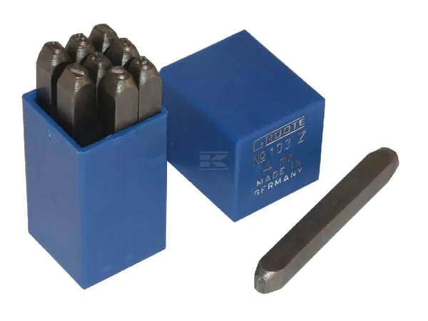 Kramp-hg95366 - Number punches 6mm