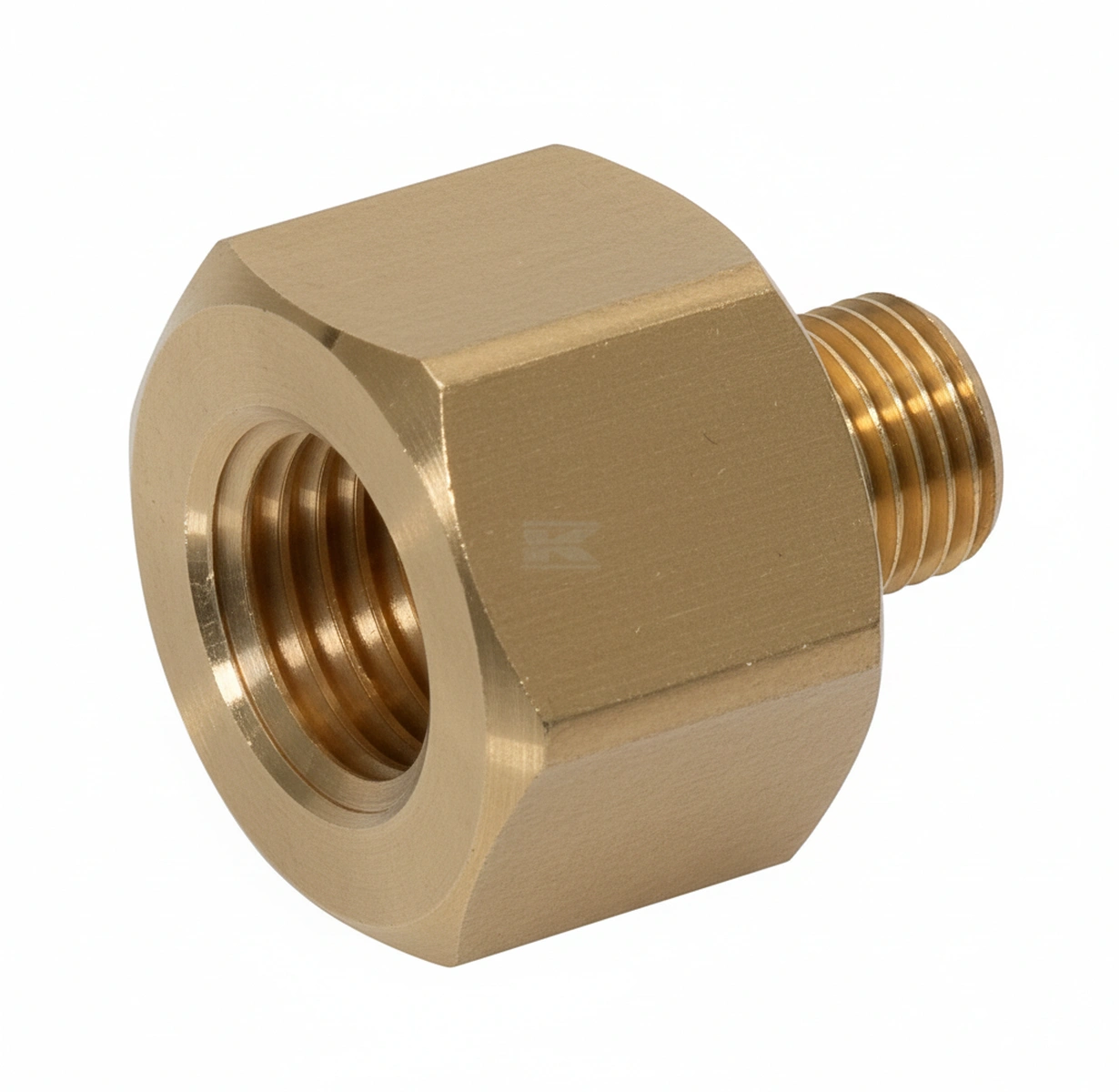 Kramp-i00093 - Reducing Adaptor female/male Brass 1/4 18NPTF-M10x1