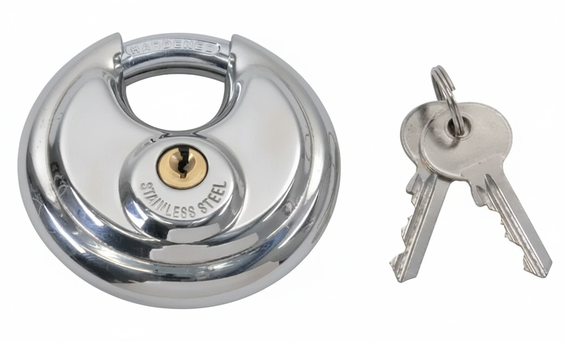 Kramp-k222 - Discus padlock, Keyed alike 70mm, stainless steel