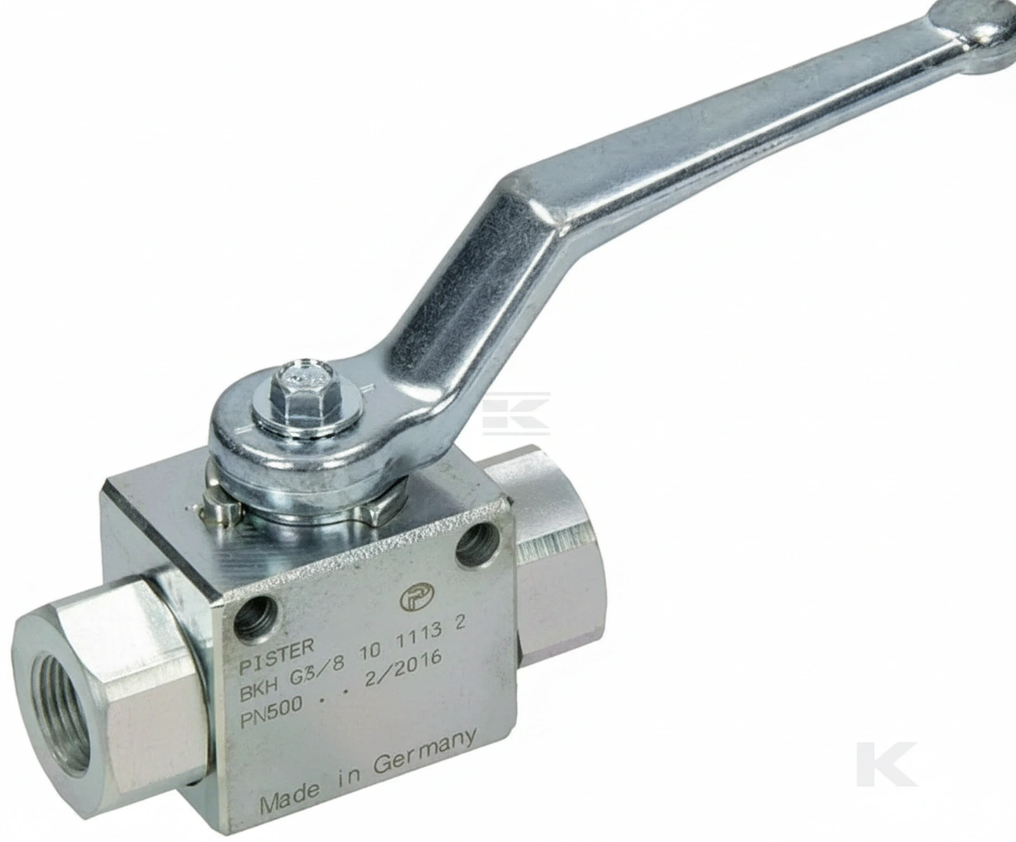 Kramp-khr06b - Ball valve 3/8" BSP+fastening