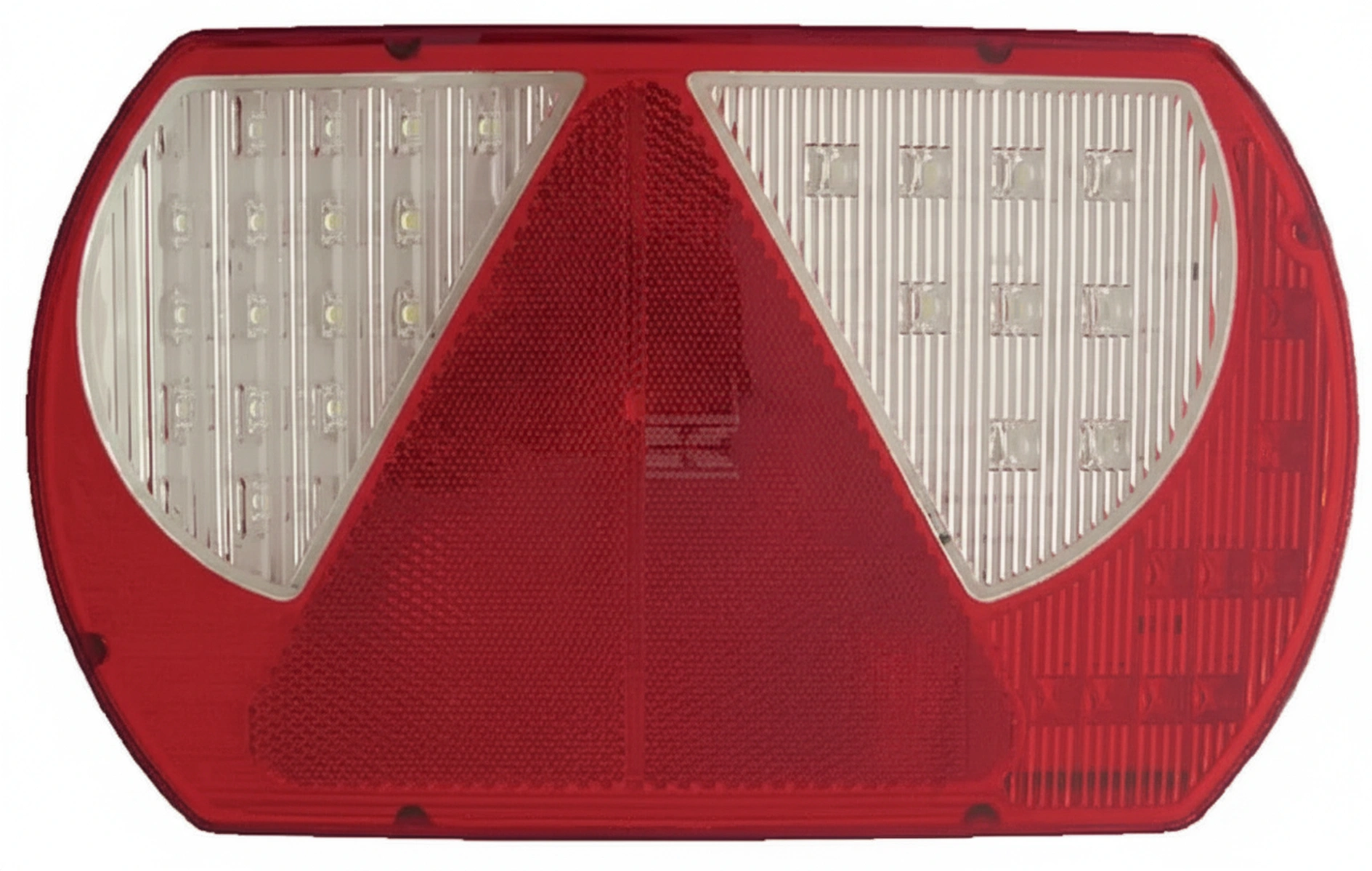 Kramp - LA260120 - Rear Light RH LED 9/10.3W Rectangular 12/24V White/Red/Yellow/Blue Bolt On