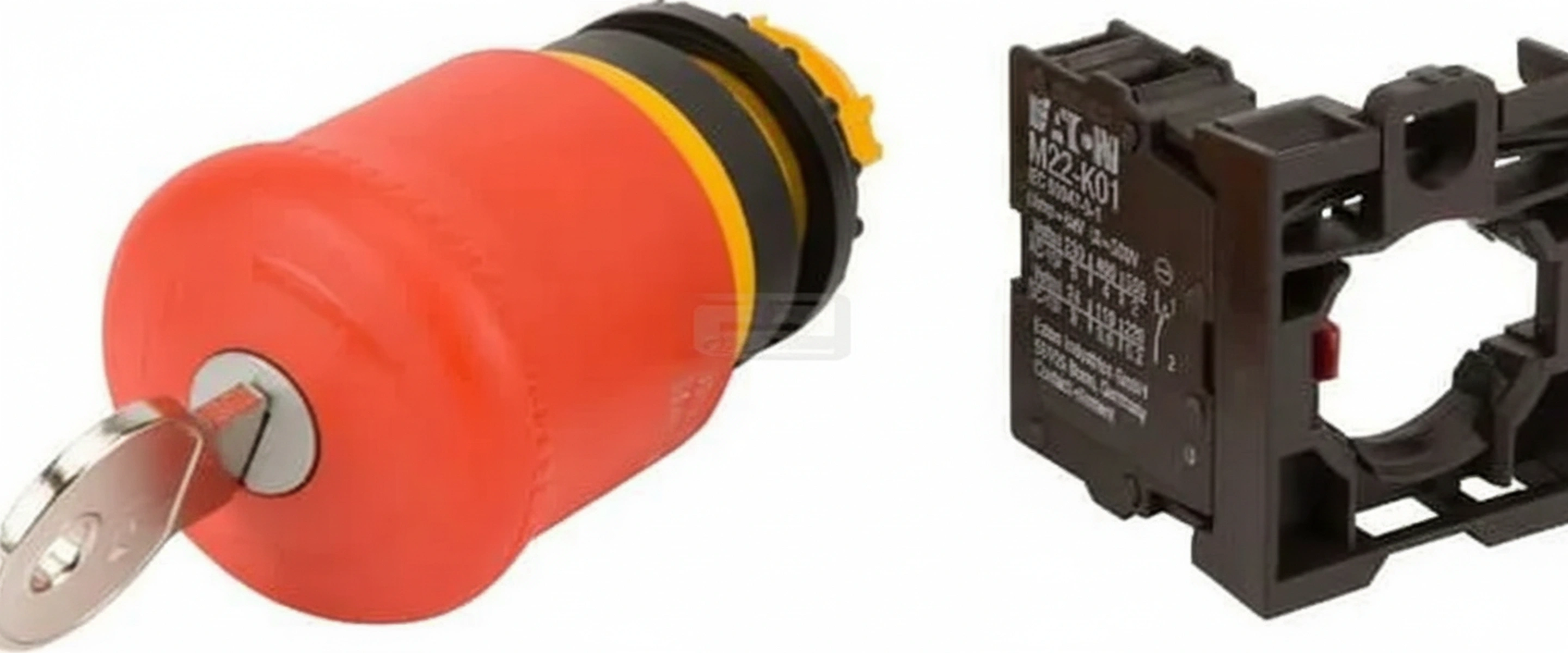 Kramp-m22pvsk01 - E-Stop key-rel.mushr.pushbuttn