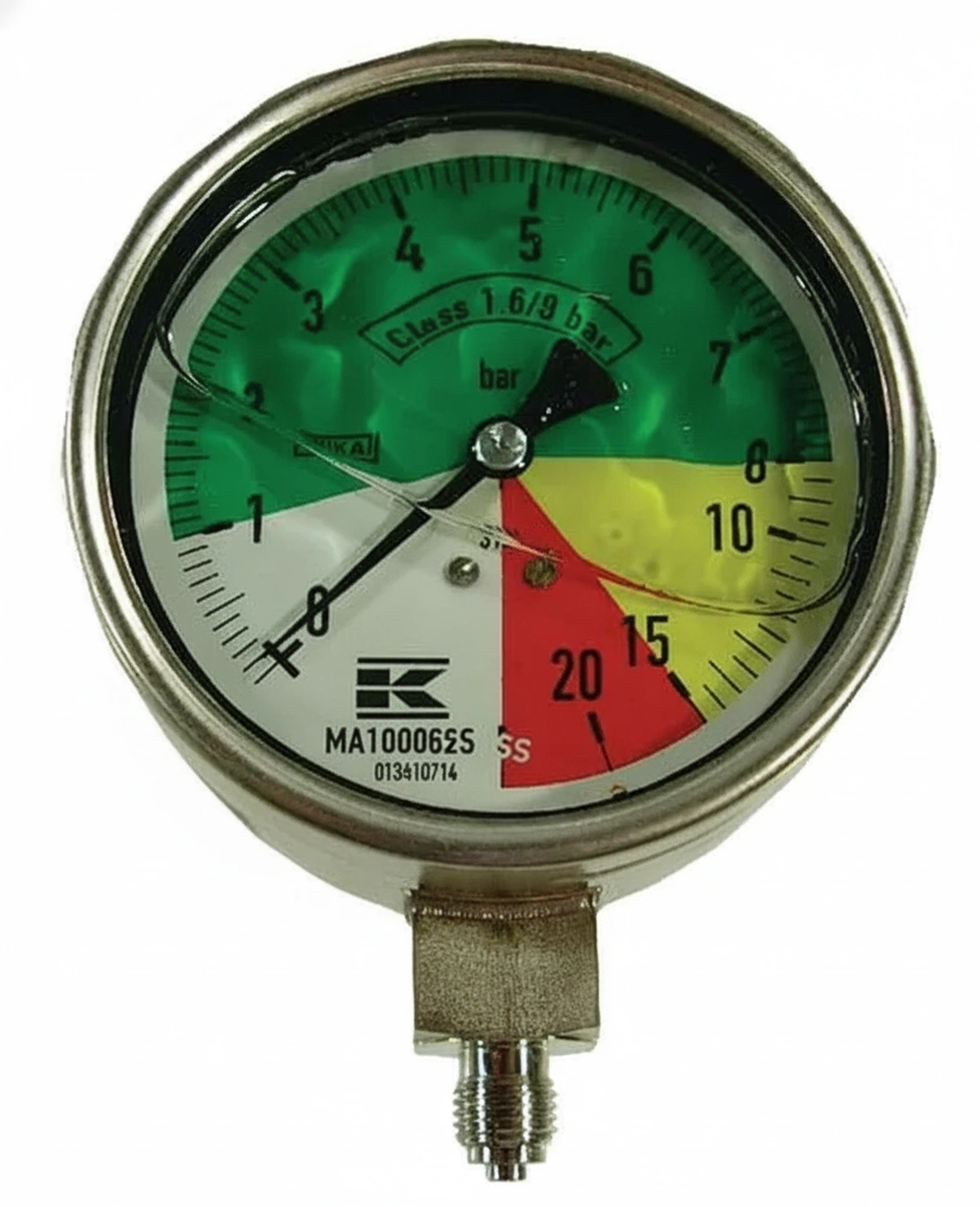 Kramp-ma1000825 - Pressure gauge 100mmØ AHL Bottom