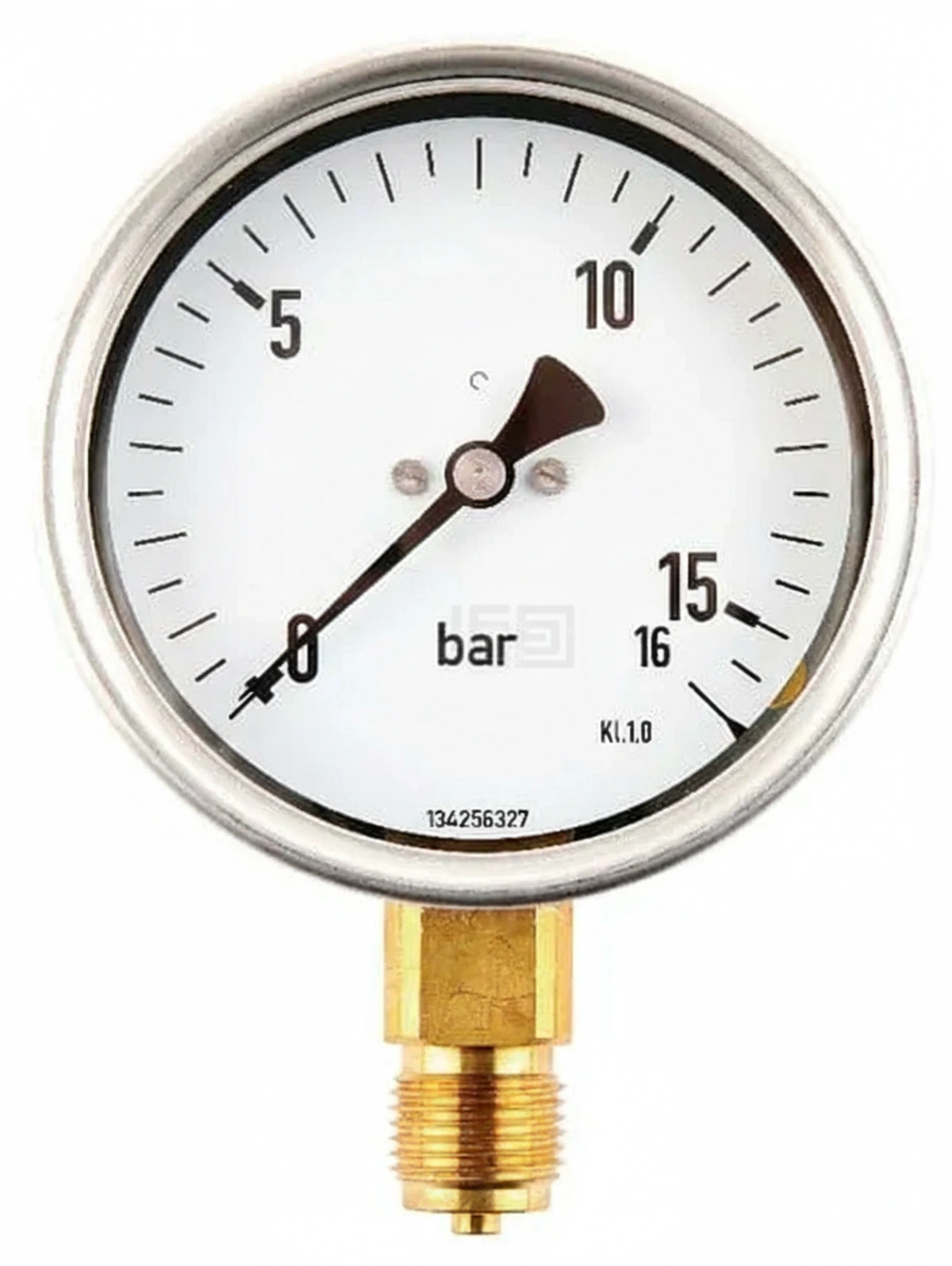 Kramp-ma10016l08ssgf - Pressure gauge Ø100 0-16bar 1/2"