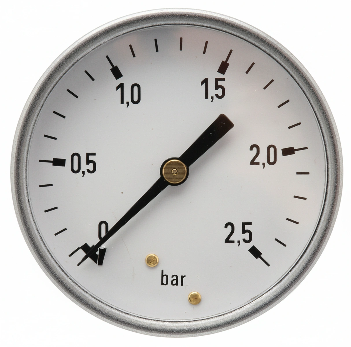 Kramp-ma63025b04st - Pressure gauge Ø63 0–2.5bar 1/4" rear