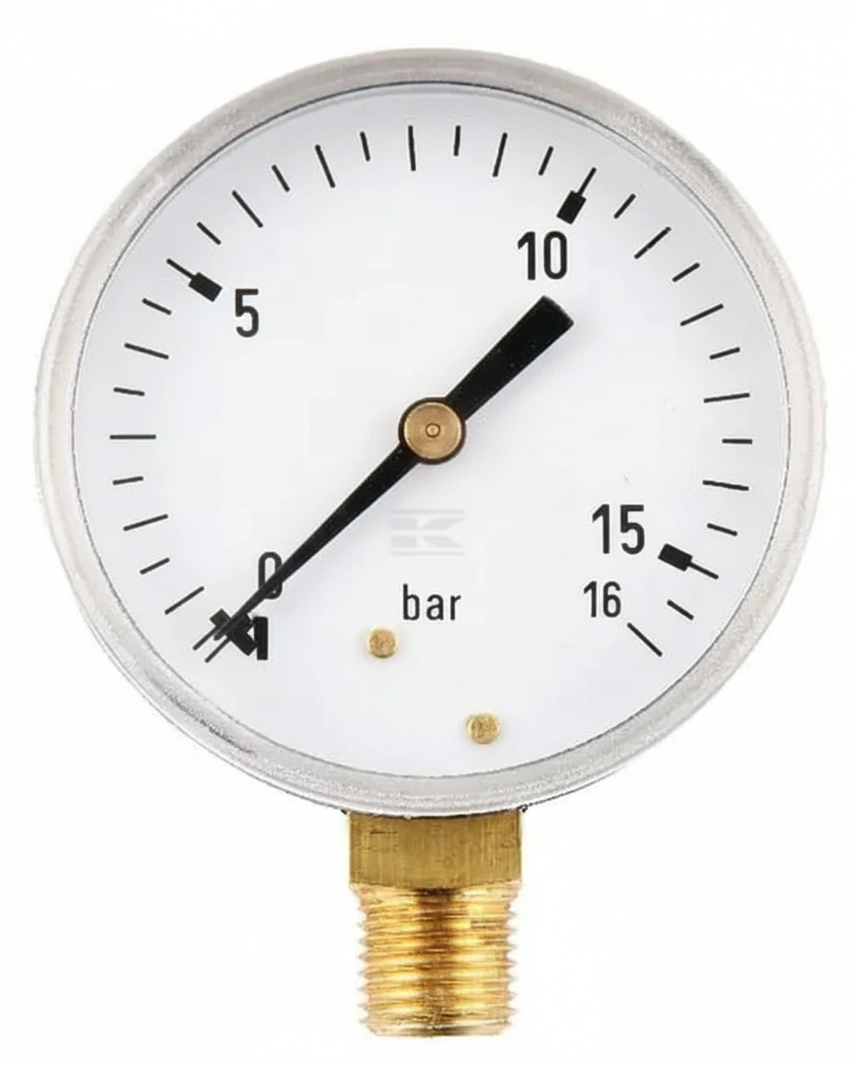 Kramp-ma6316l04ss - Pressure gauge Ø63 0–16bar 1/4" bottom
