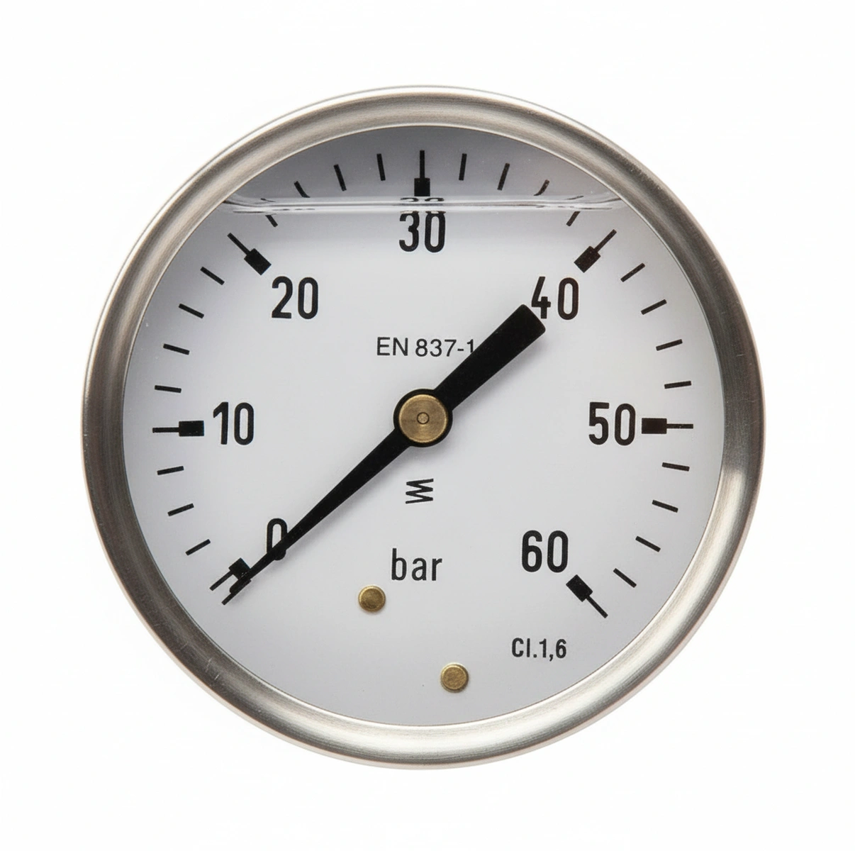 Kramp-ma6360b04ssgf - Pressure gauge Ø63 0–60bar 1/4" rear