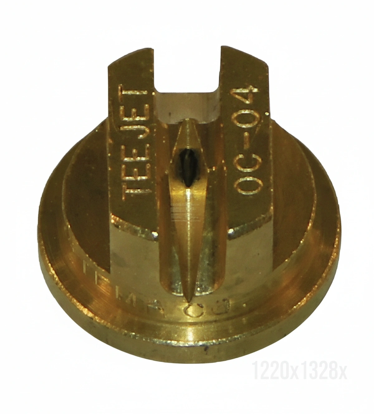 Kramp-oc04 - Flat fan off-centre nozzle OC 80° 4 brass TeeJet