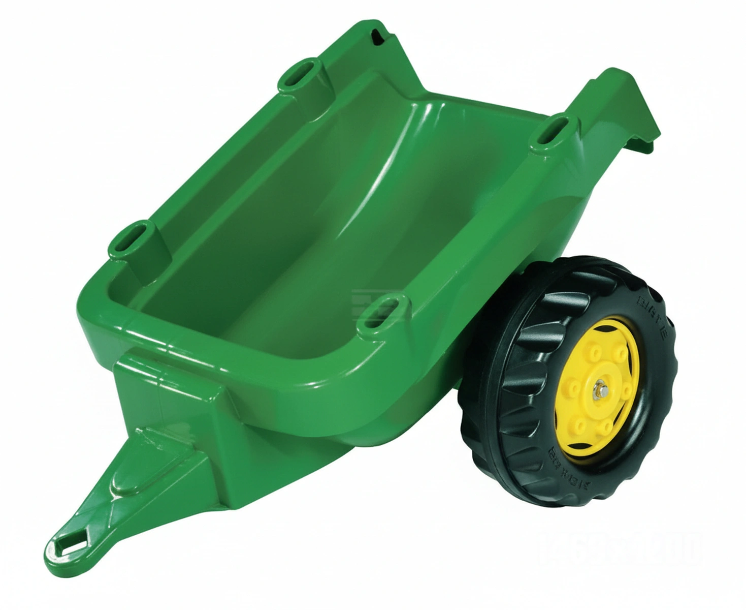 Kramp-r12174 - Trailer, John Deere, green/yellow, from age 2.5, rollyKid by Rolly Toys