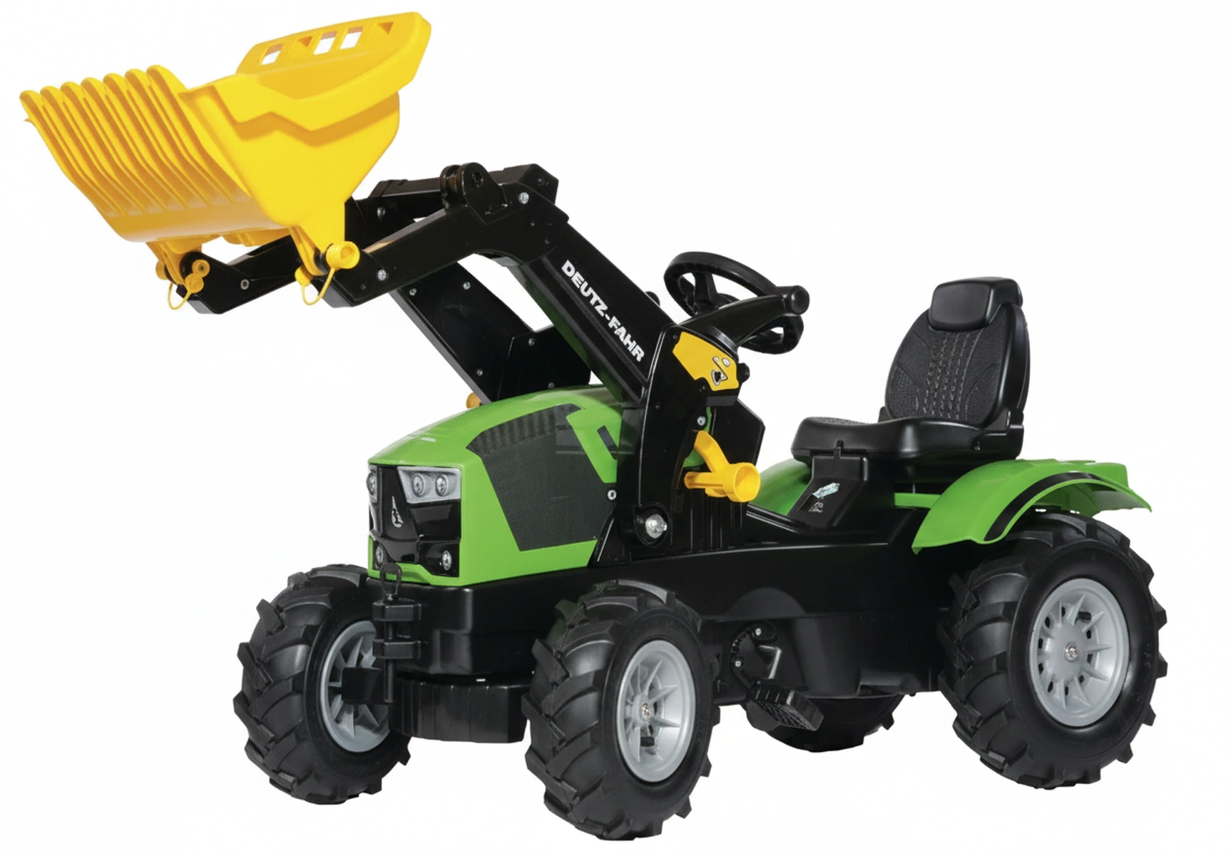 Kramp - R61121 - Pedaltraktor Mit Frontlader Deutz Fahr Mit Luftreifen