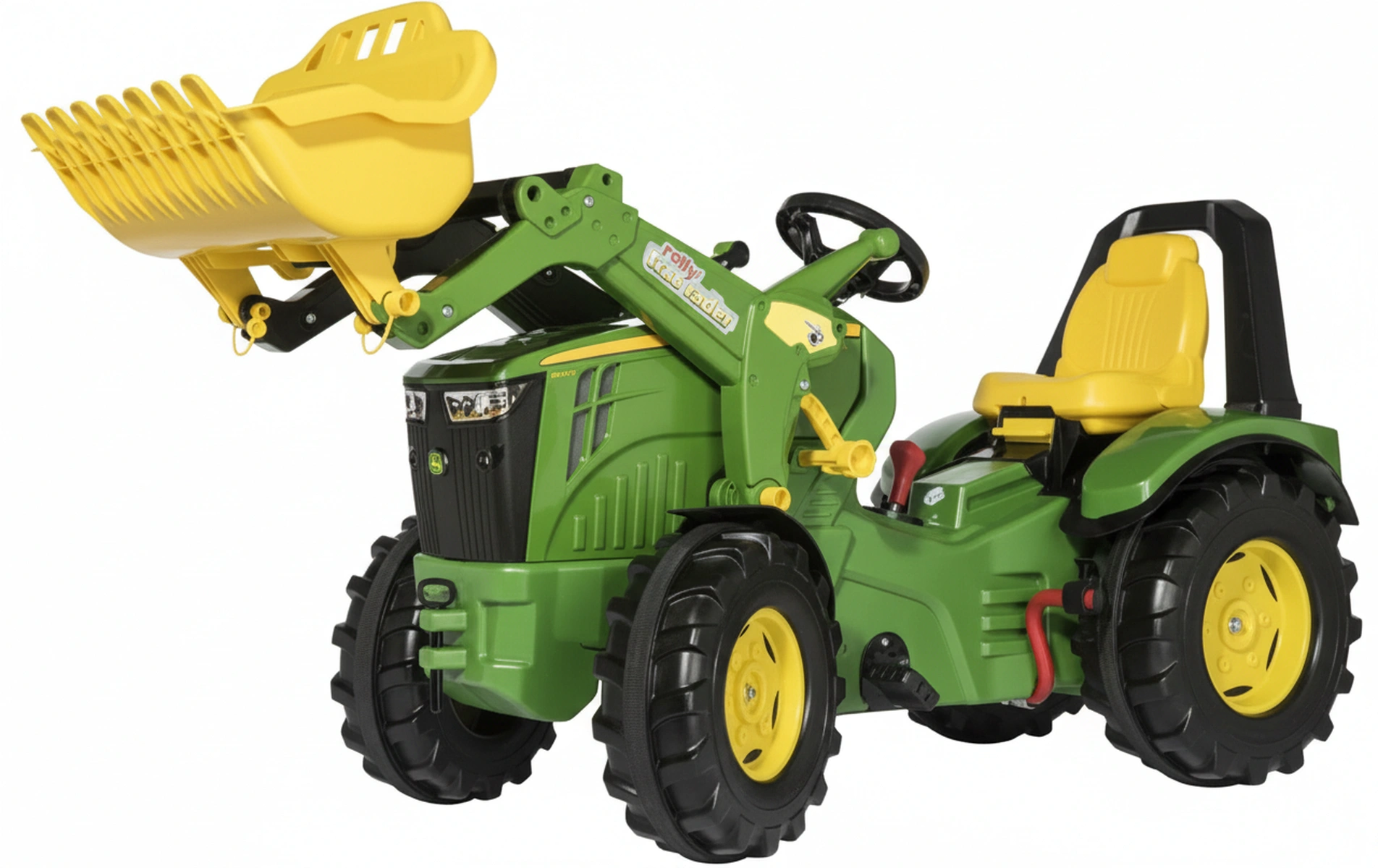 Kramp - R65107 - Pedaltraktor Mit Frontlader John Deere 8400R Mit Bremse Und Gängen
