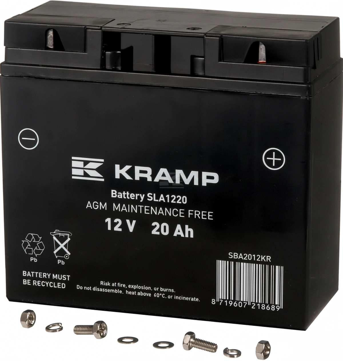 Kramp - SBA2012KR - Batteria 12V 20Ah 140A
