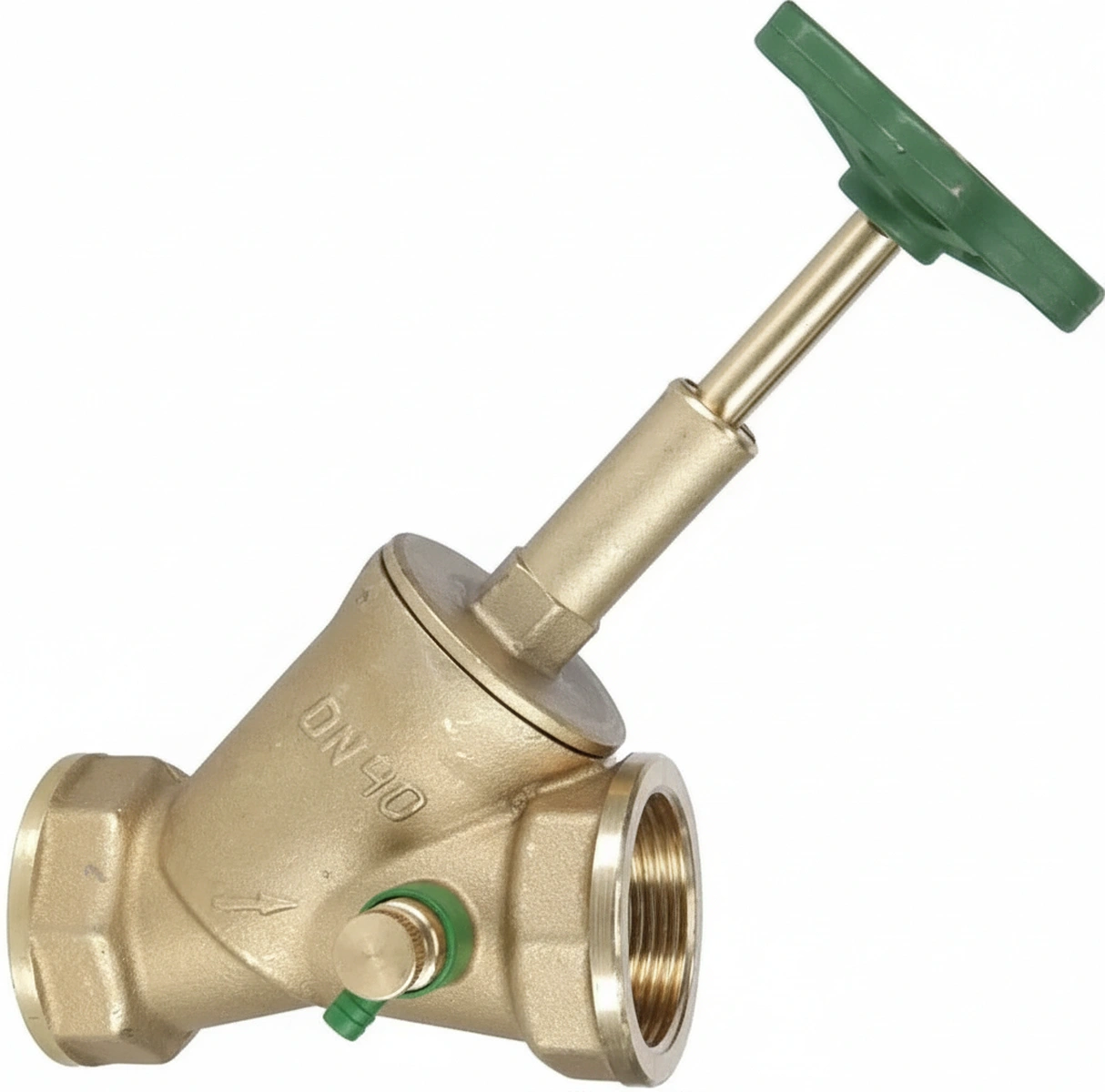 Kramp-ssve112 - SSVE stopcock 45°+br. 1 1/2"