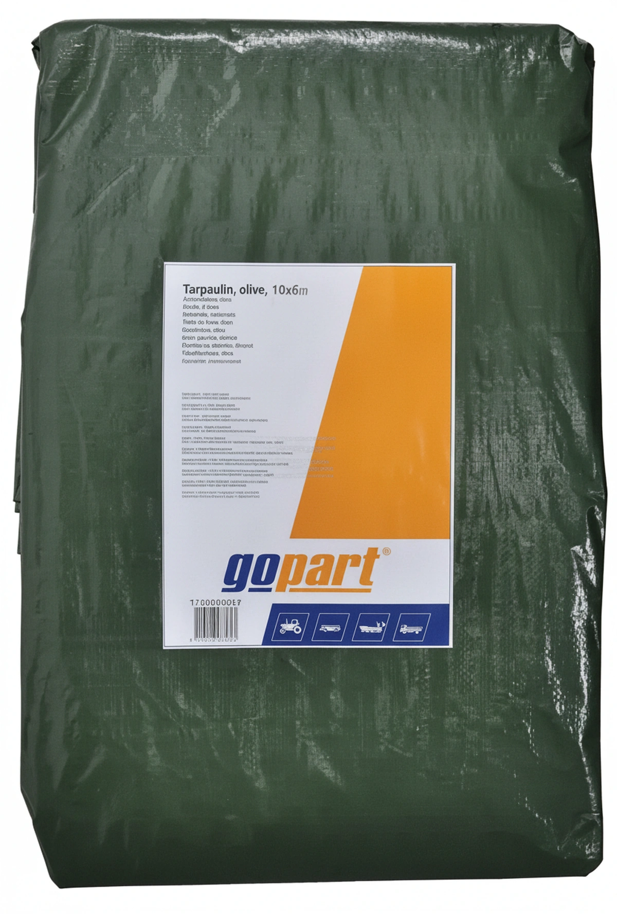 Kramp-t1000600gp - Tarpaulin olive green 10x6m