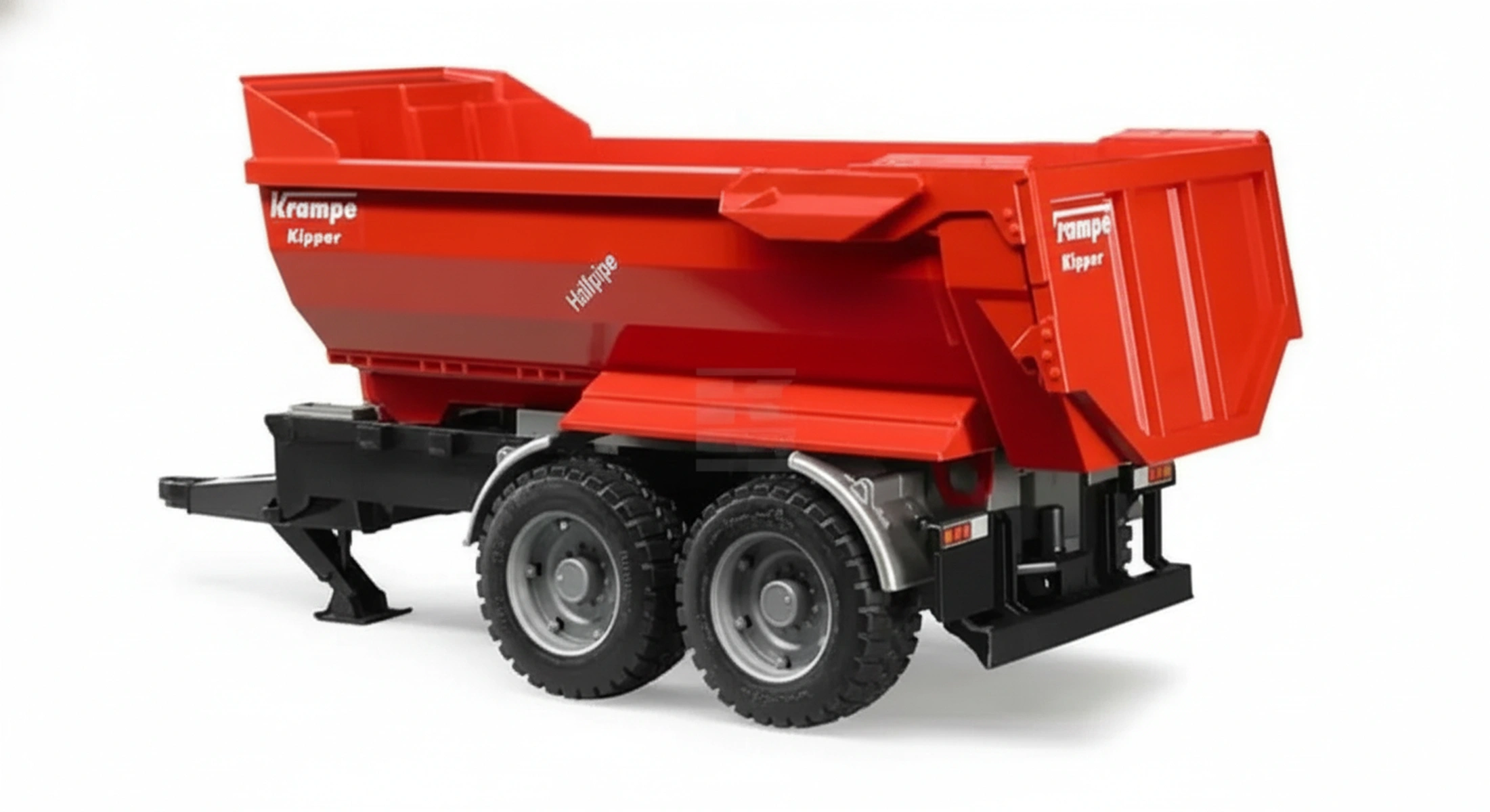 Kramp-u02225 - Krampe halfpipe tipping trailer tandem axle