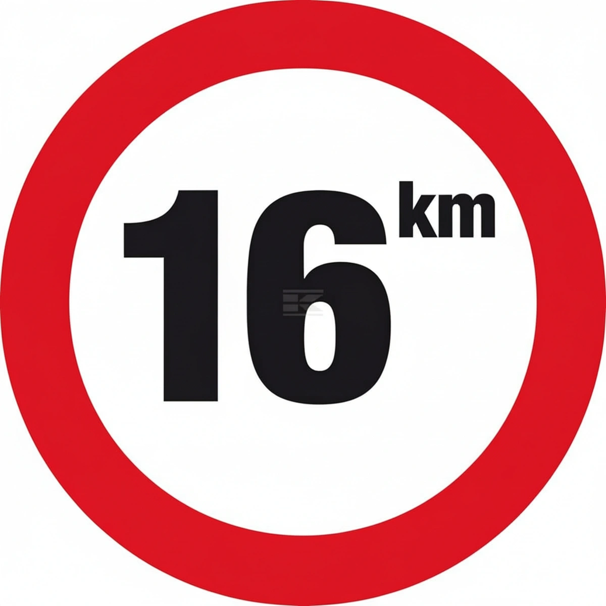 Kramp-wb1600 - Vehicle speed sign