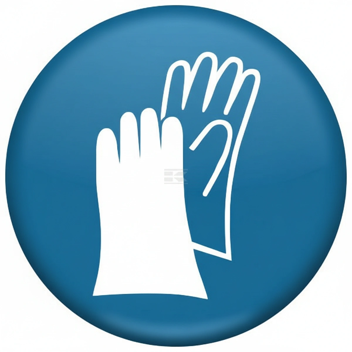 Kramp-wb250111 - Sticker mandatory sign PPE gloves Ø200mm Brady