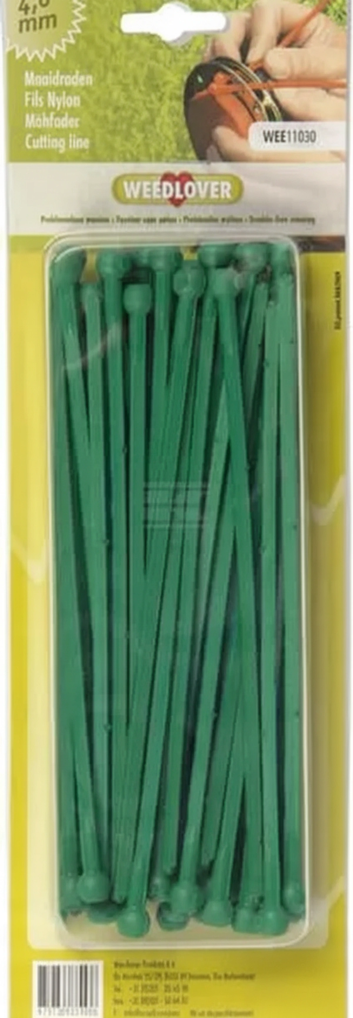 Kramp-wee11030 - Trimmer line Ø 4mm square green Weed Lover