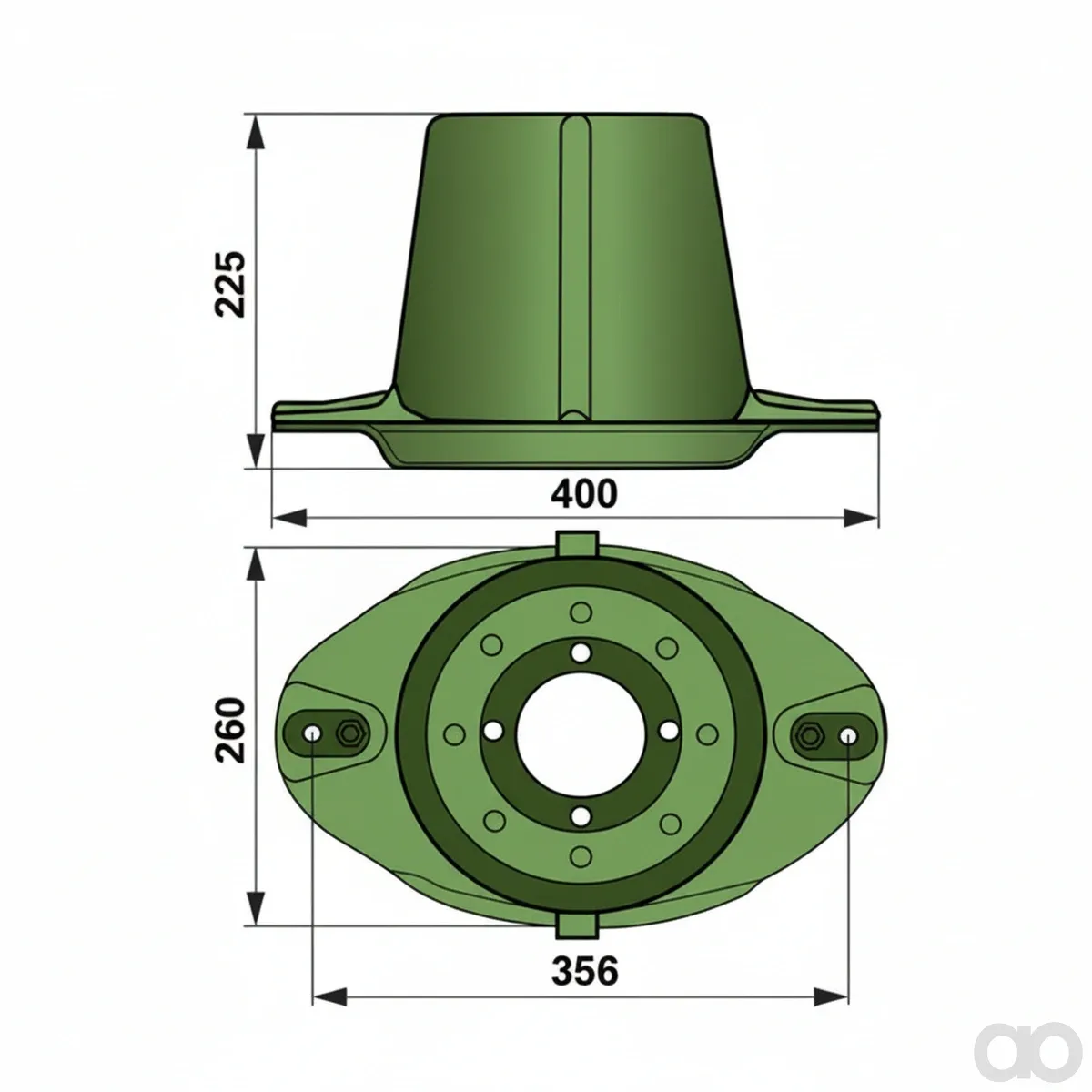 Krone-00416345 - Cutting drum instead of crown (00416345) Prillinger