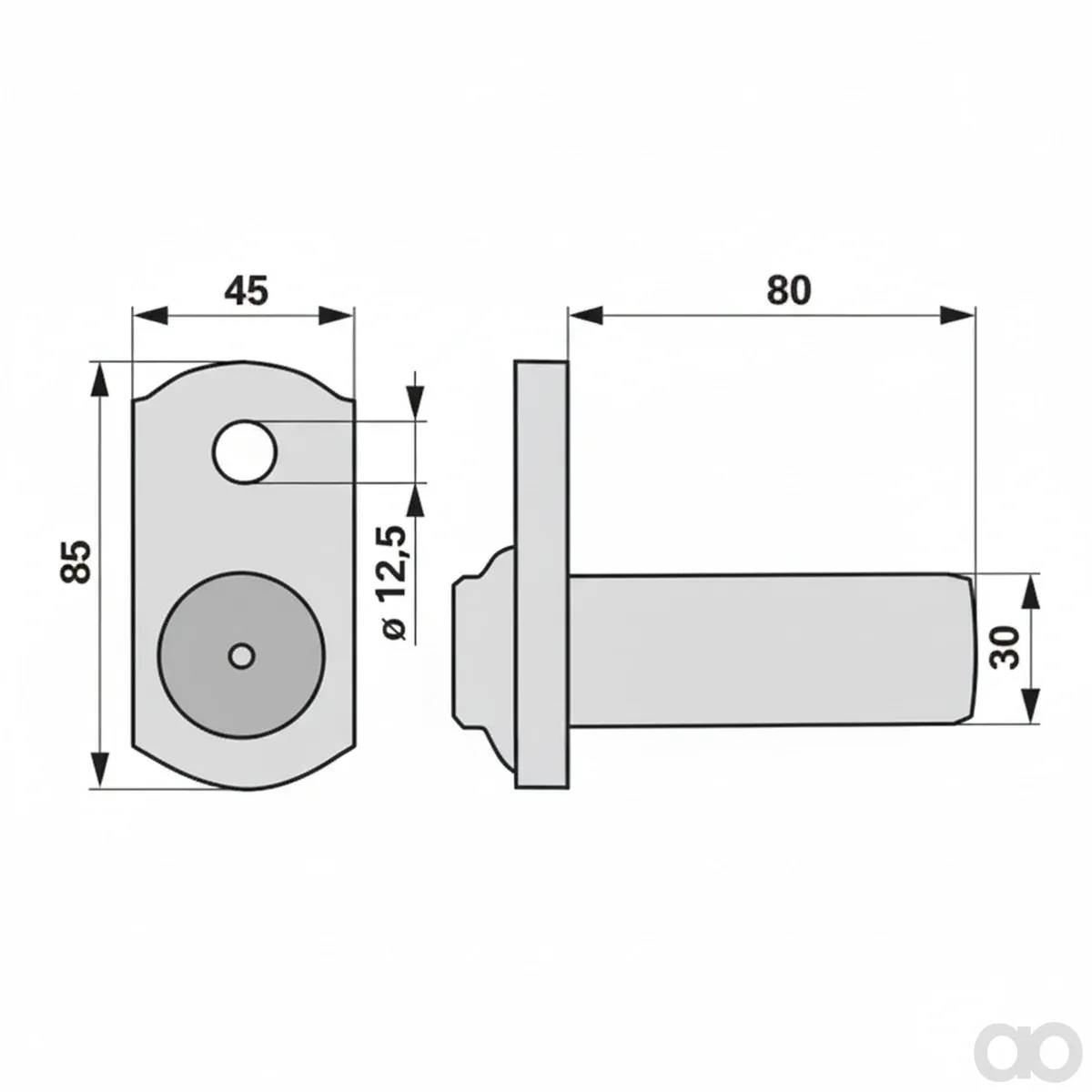 Krone-00453521 - Bolt crown 264 034.0 (00453521) Prillinger