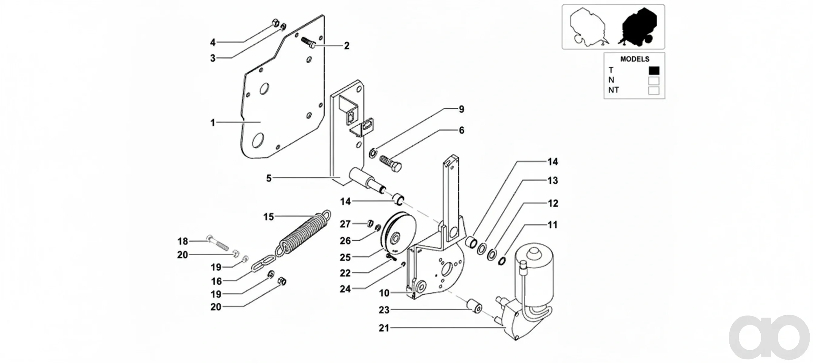 Kverneland - KB3907A79 - Pulley